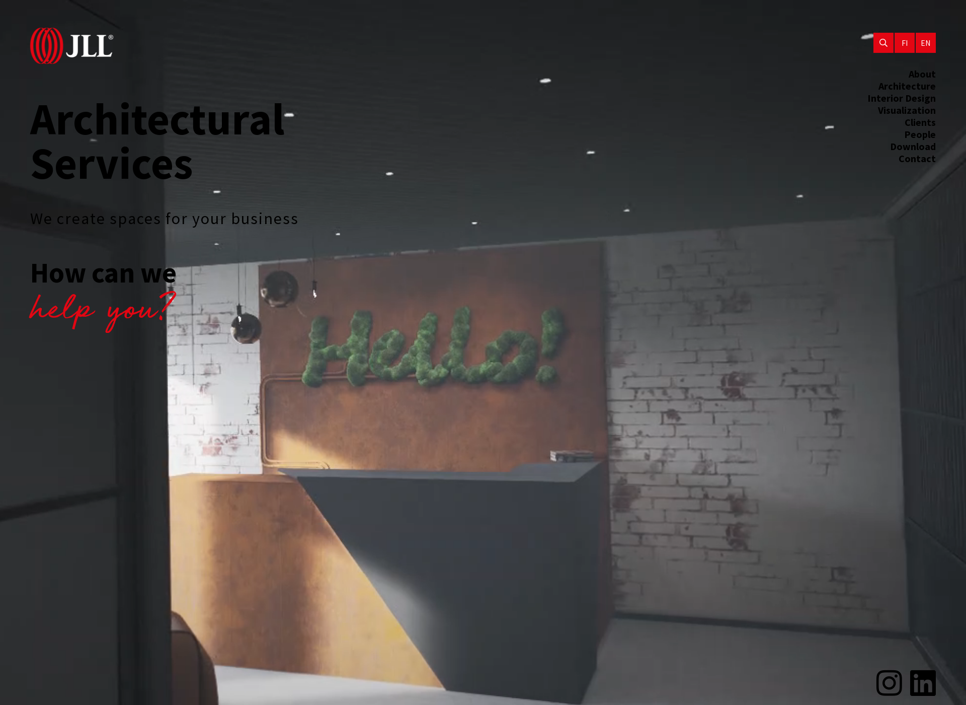 Screenshot for jll-architecture.fi