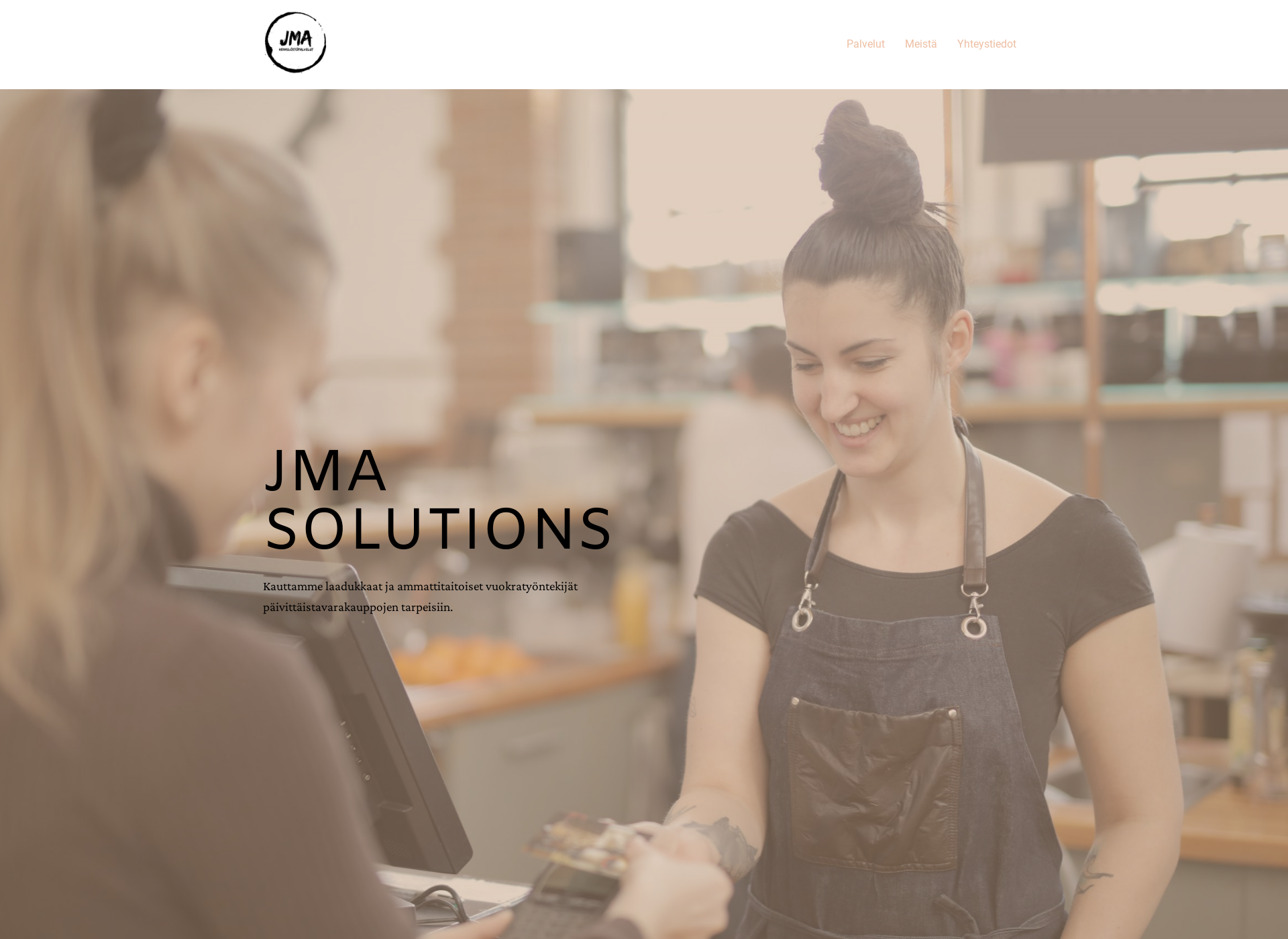Skärmdump för jma-solutions.fi