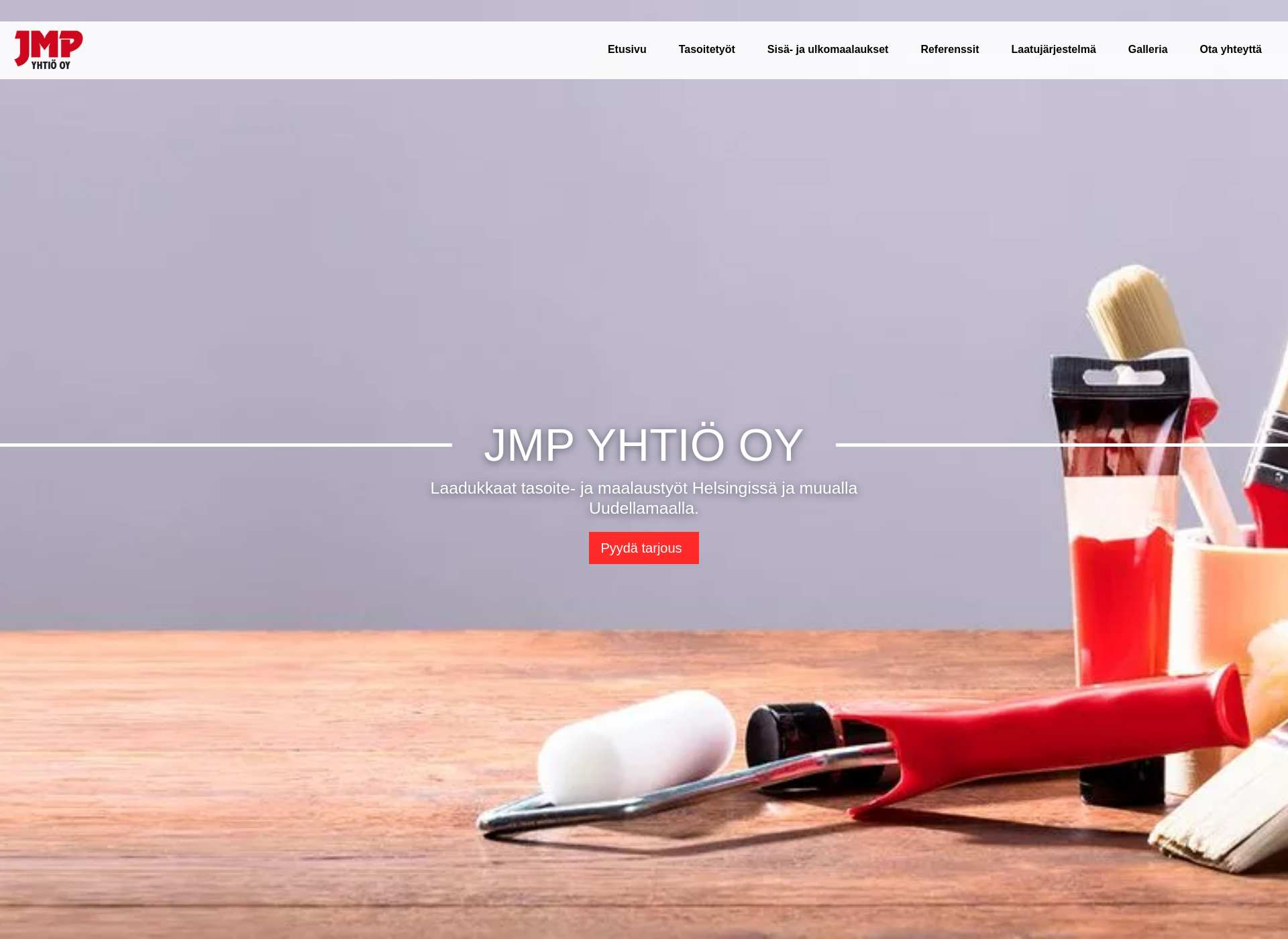 Skärmdump för jmpyhtio.fi
