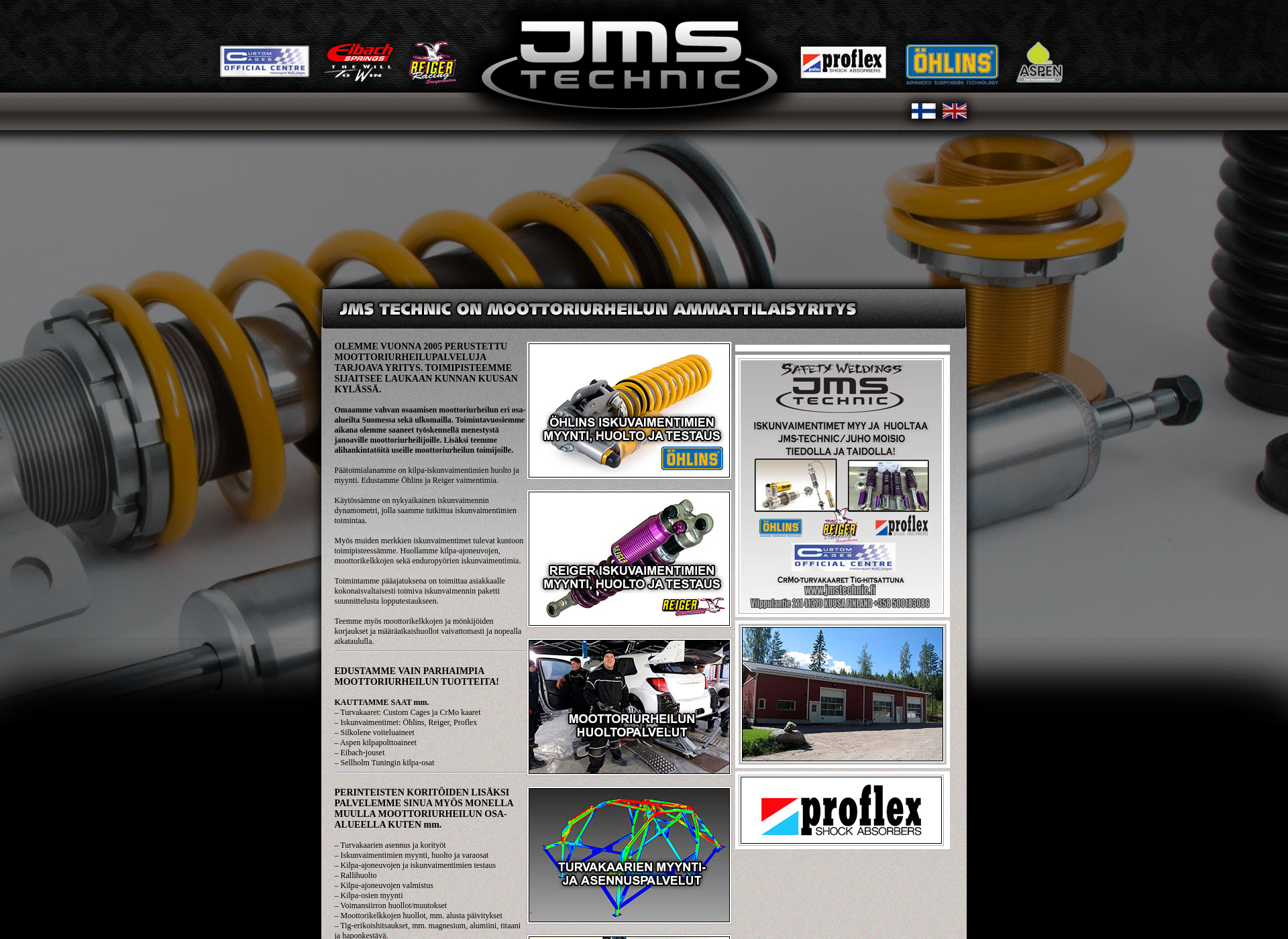 Screenshot for jmstechnic.fi