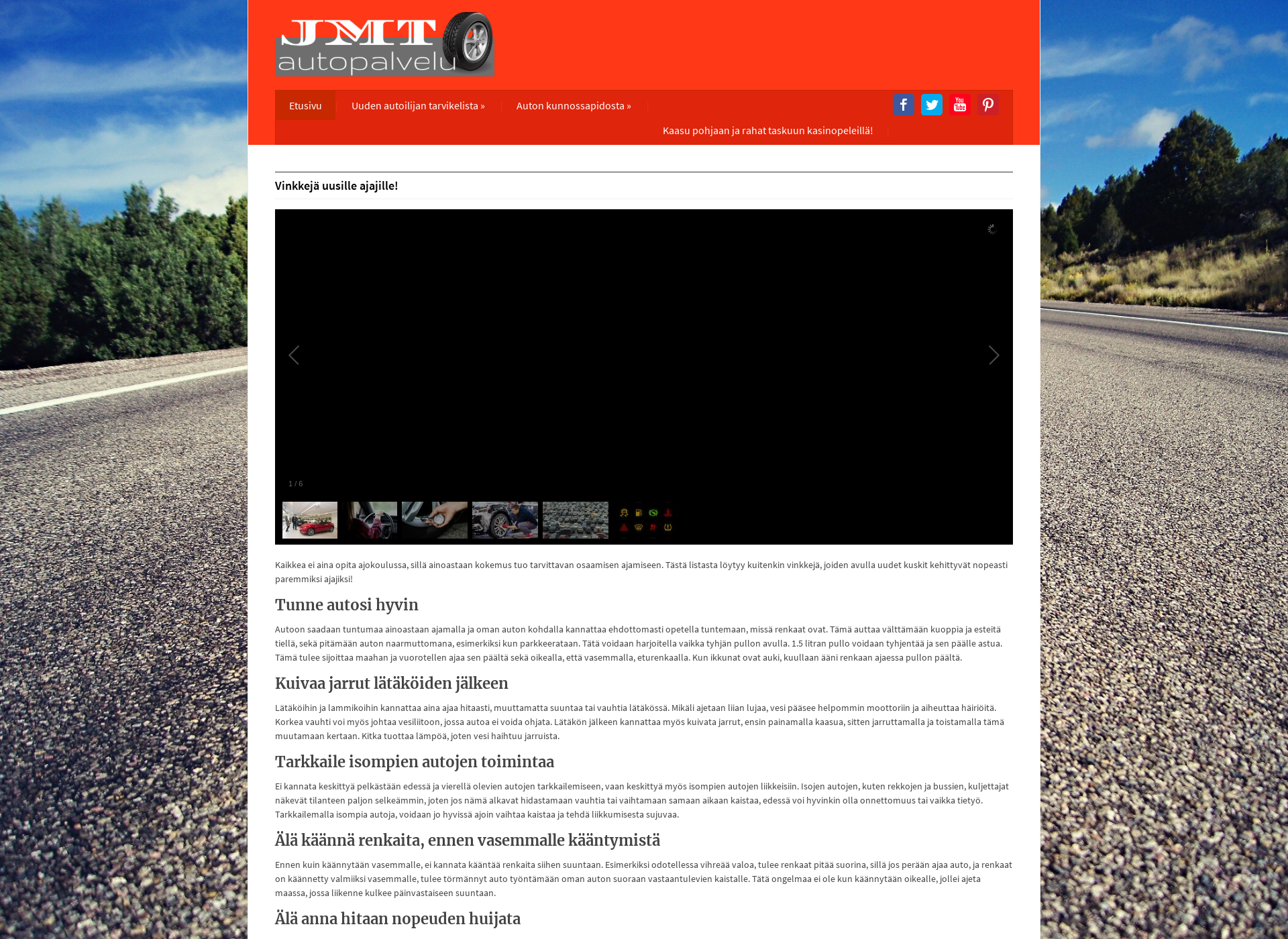 Screenshot for jmt-autopalvelu.fi