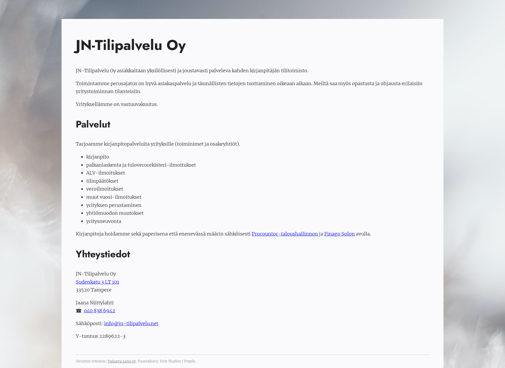 Screenshot for jn-tilipalvelu.net