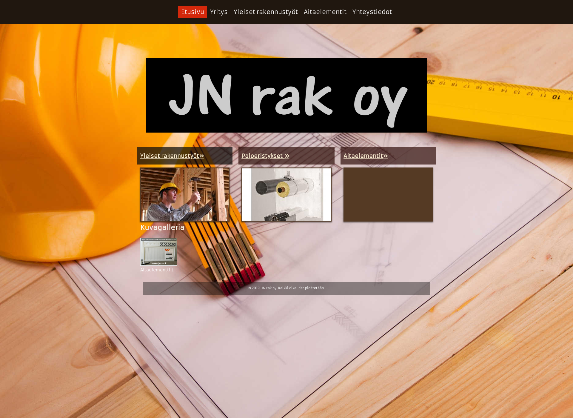 Screenshot for jnrak.fi