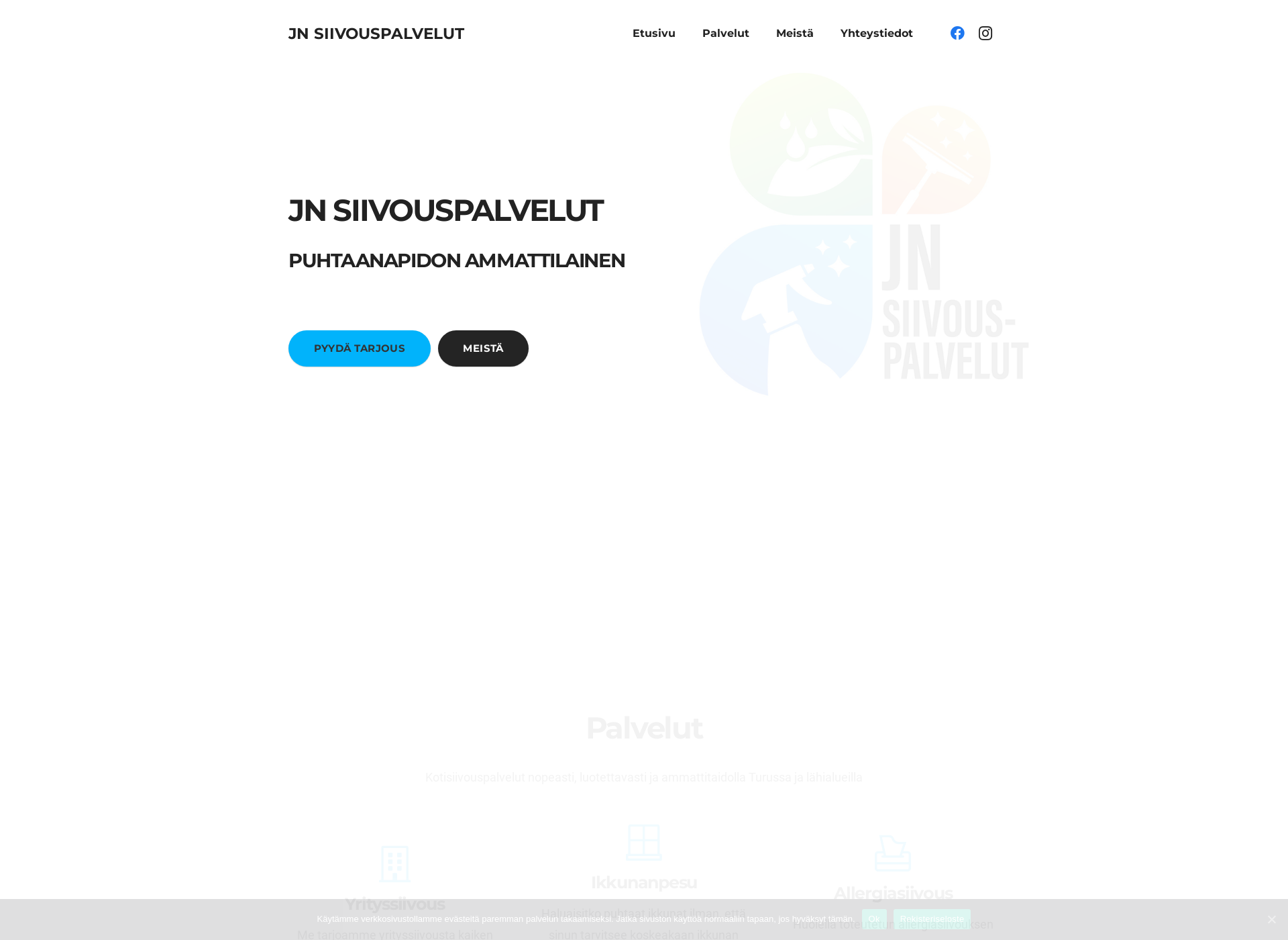 Screenshot for jnsiivouspalvelut.fi