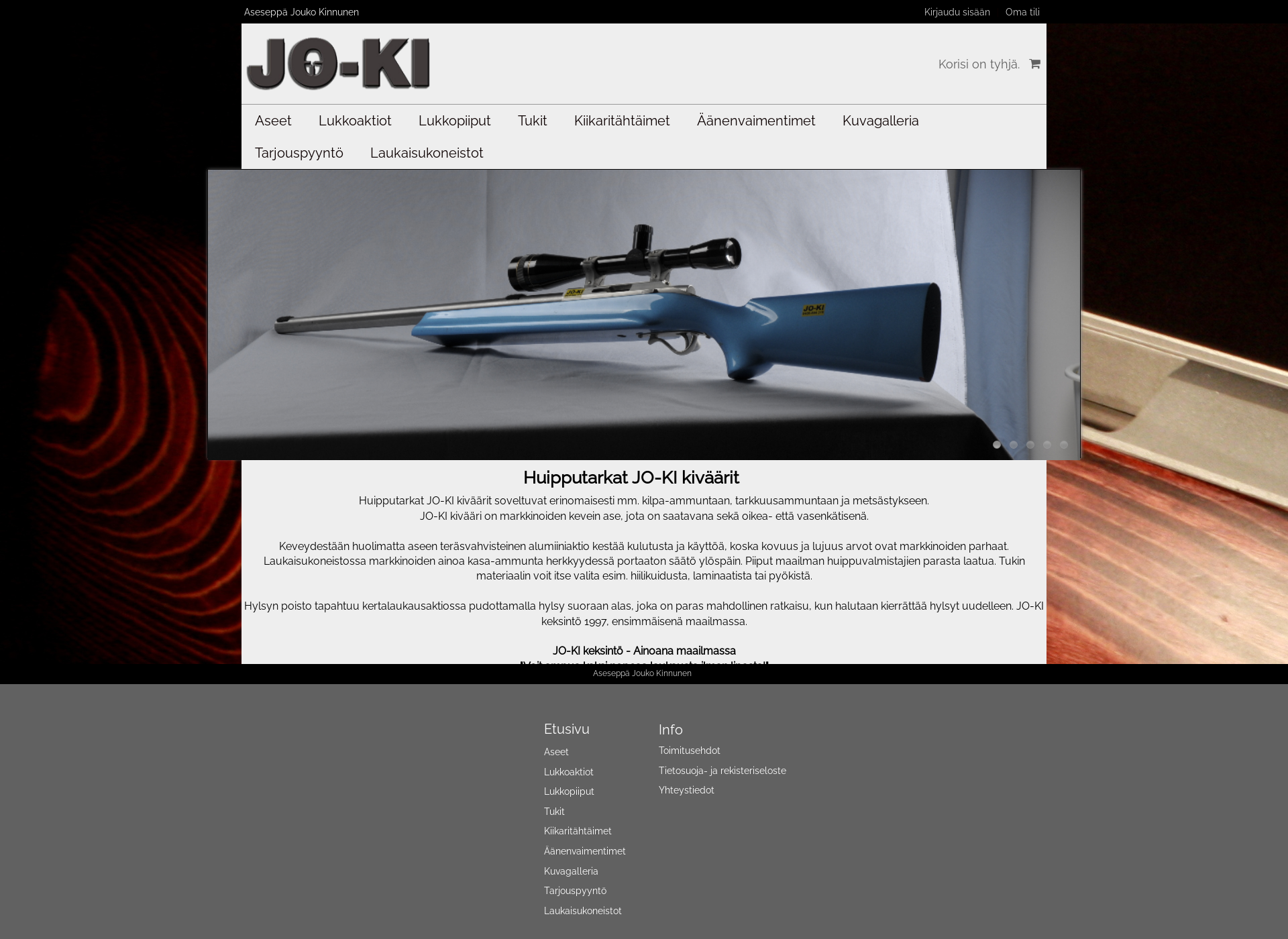 Skärmdump för jo-ki.fi