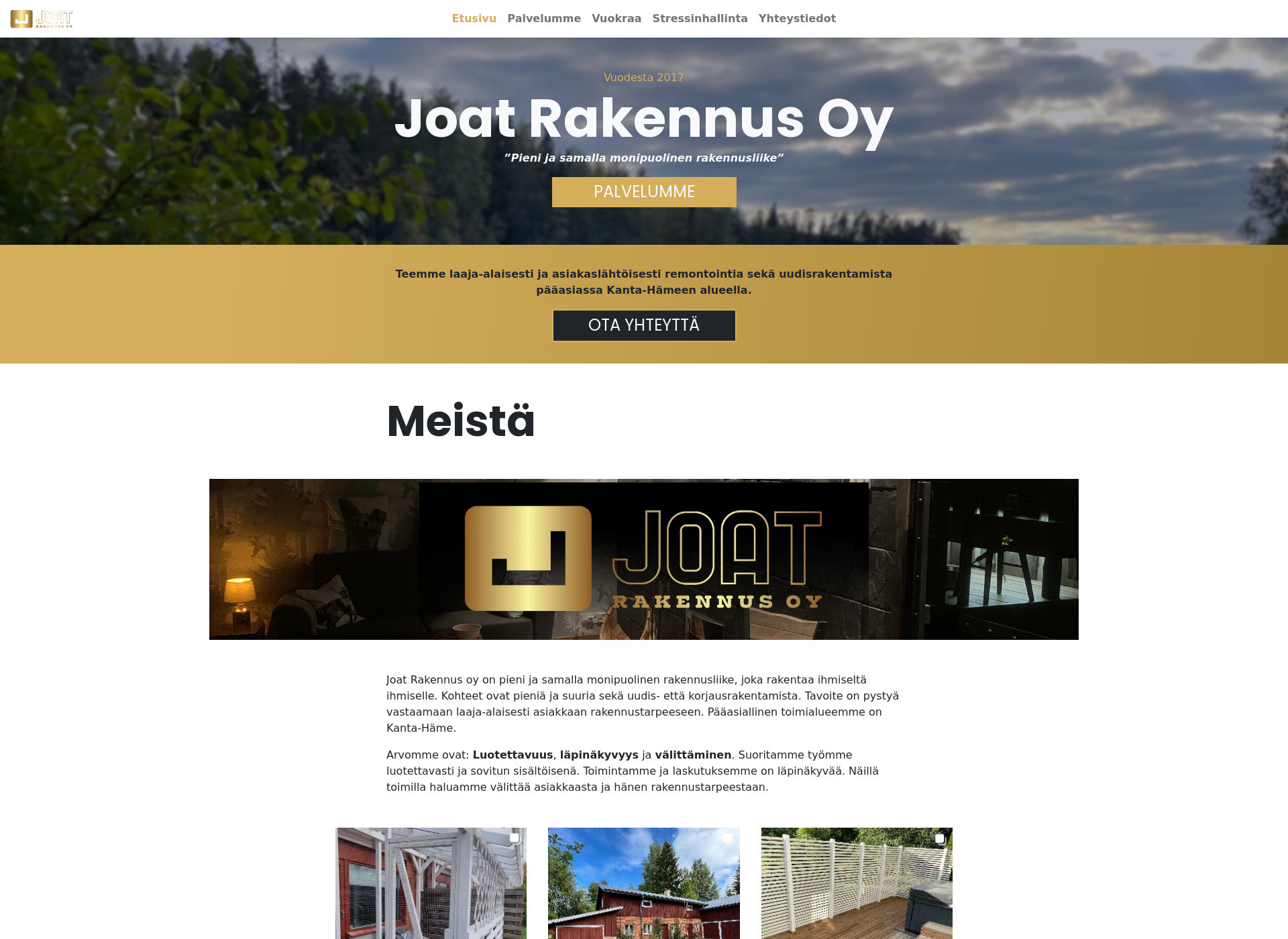 Screenshot for joat.fi