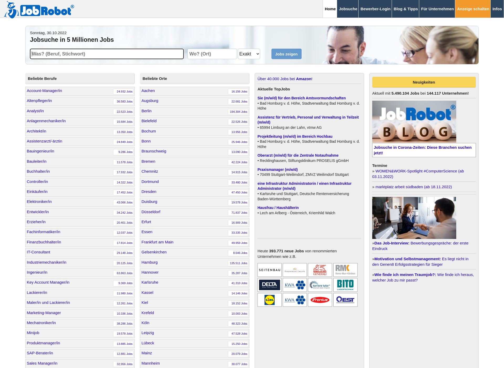 Screenshot for job-robot.fi