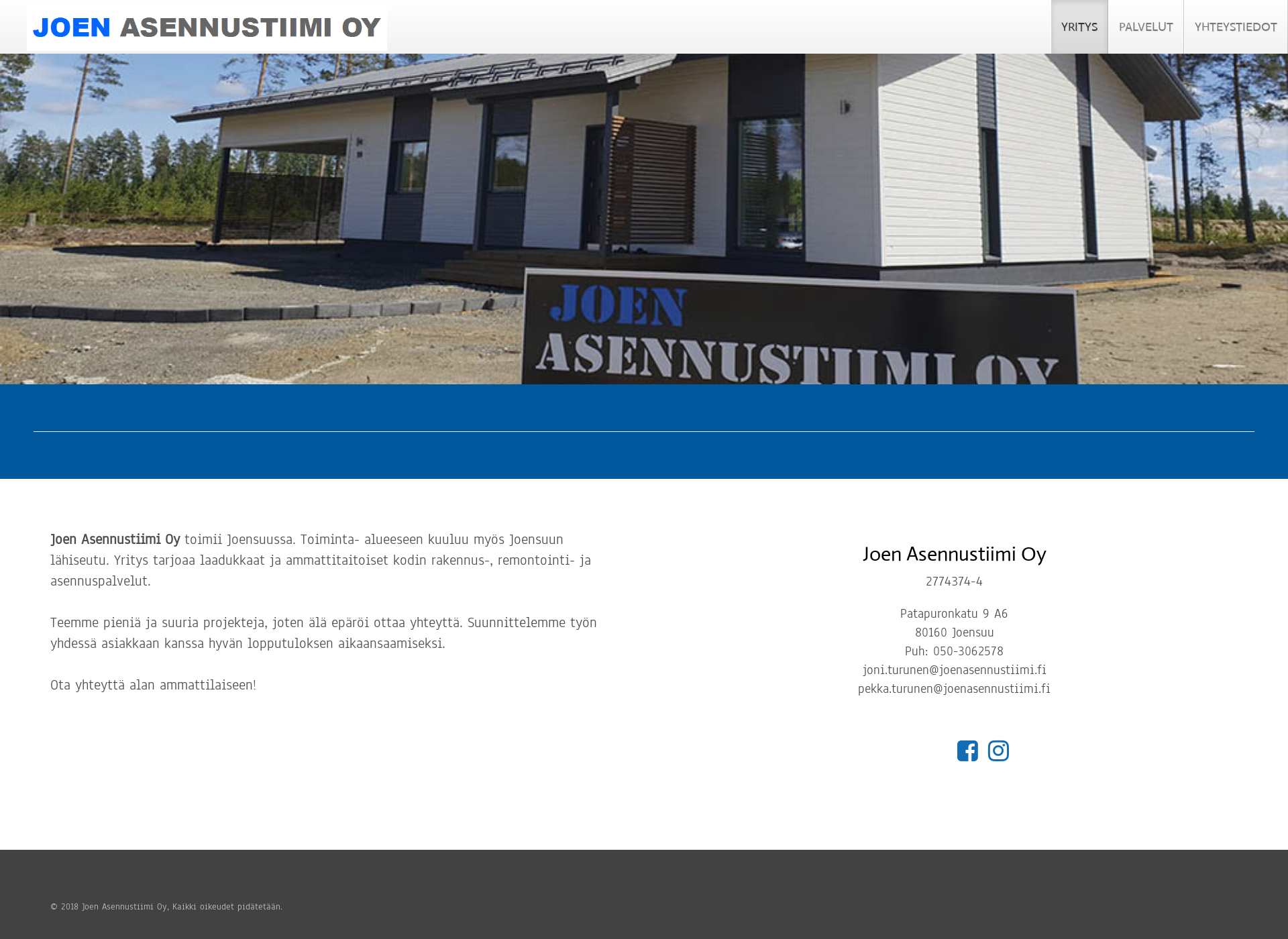 Screenshot for joenasennustiimi.fi