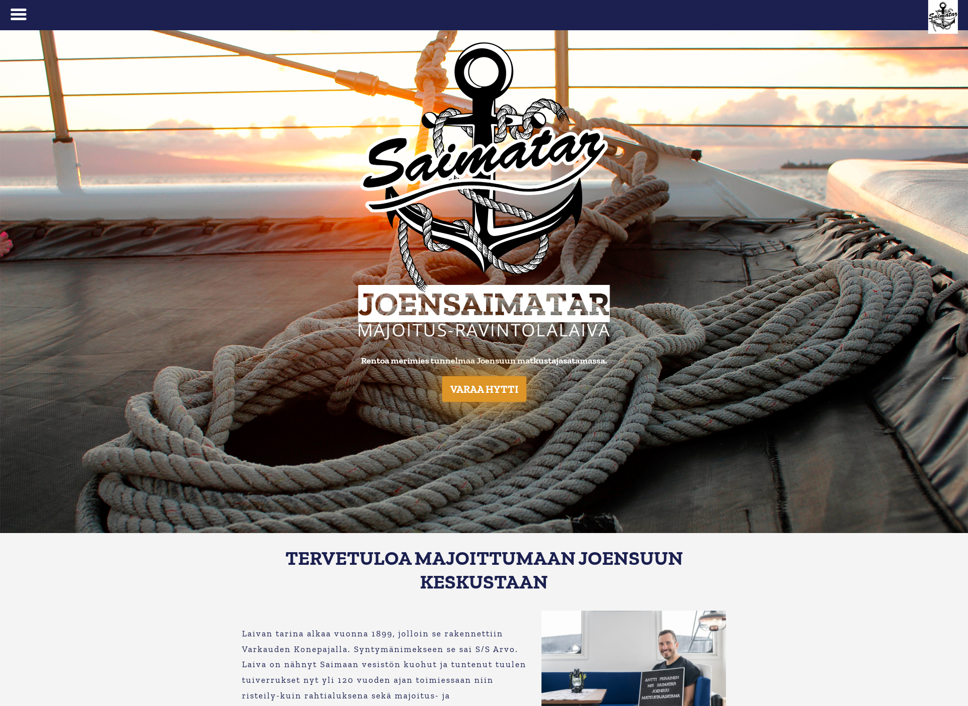 Skärmdump för joensaimatar.fi