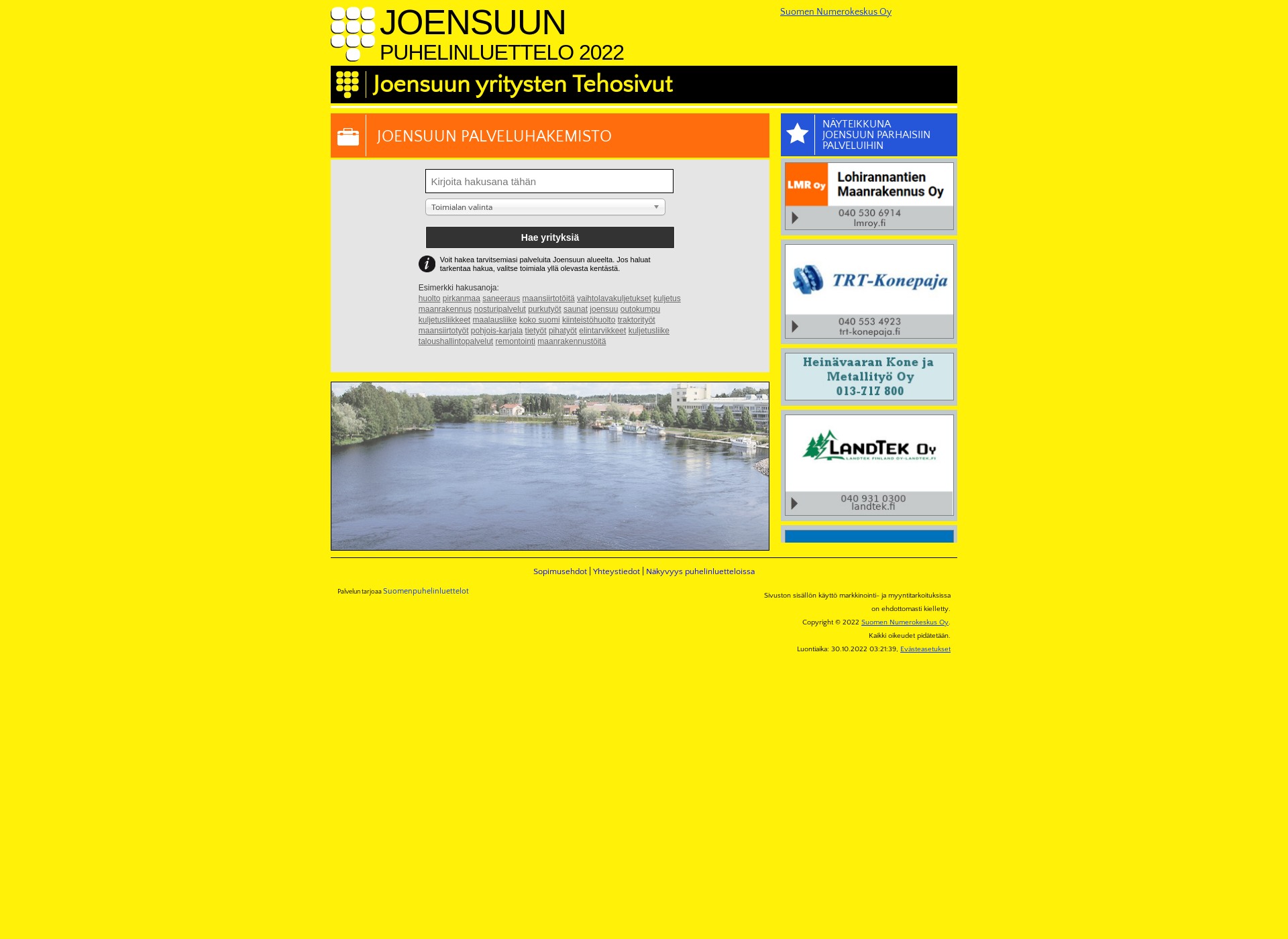 Screenshot for joensuunpuhelinluettelo.fi