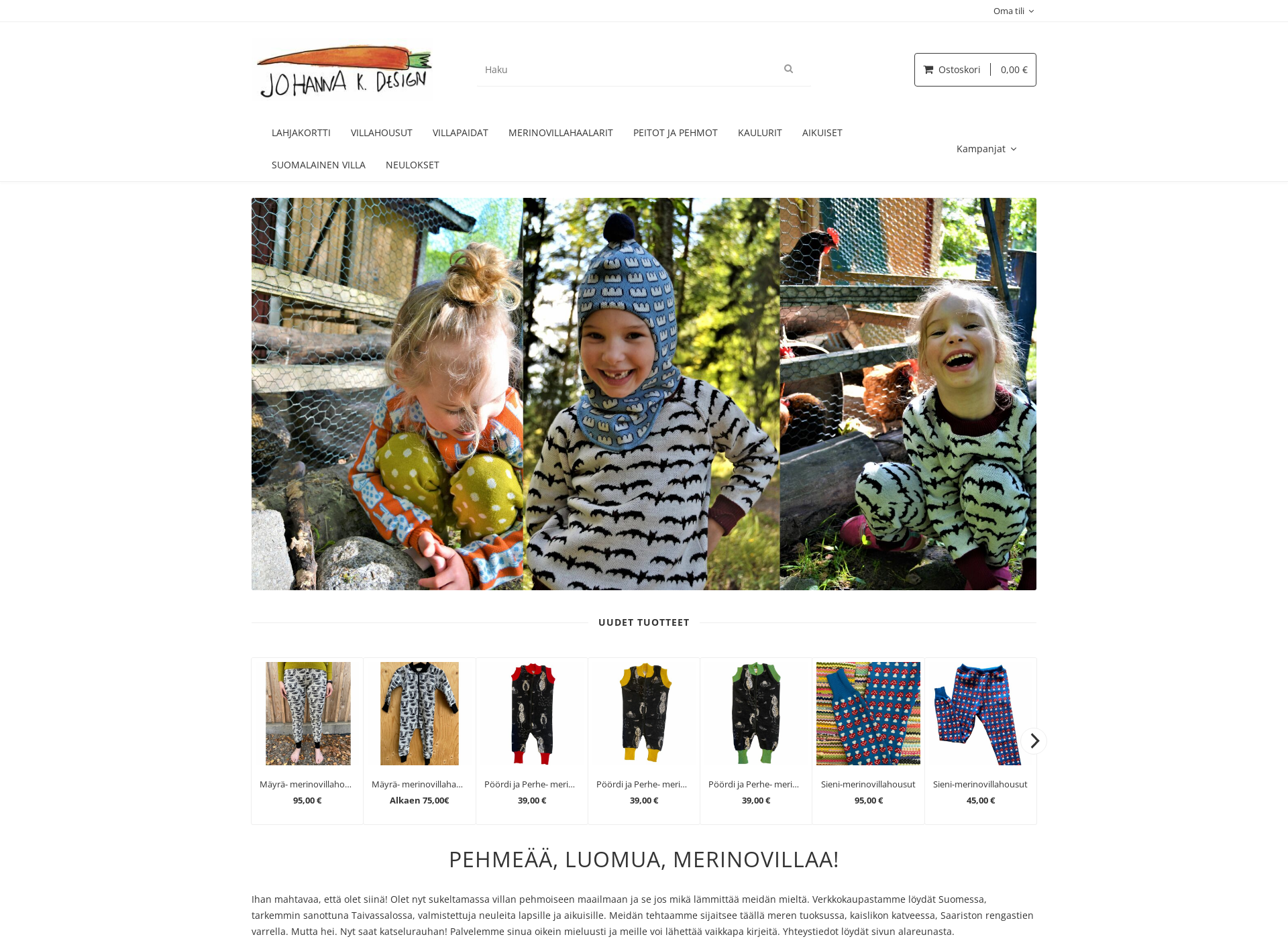 Screenshot for johannakdesign.fi