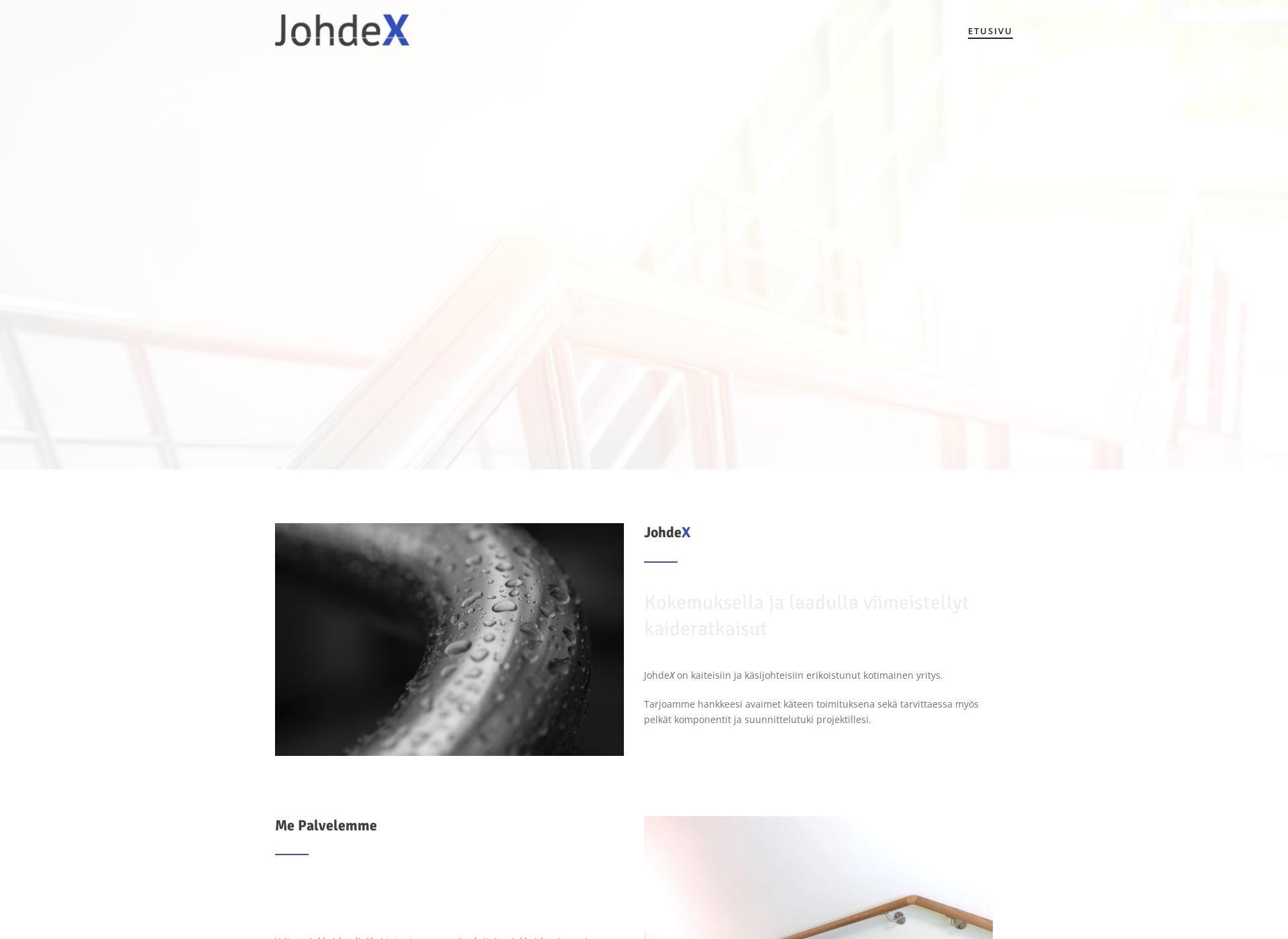 Screenshot for johdex.fi