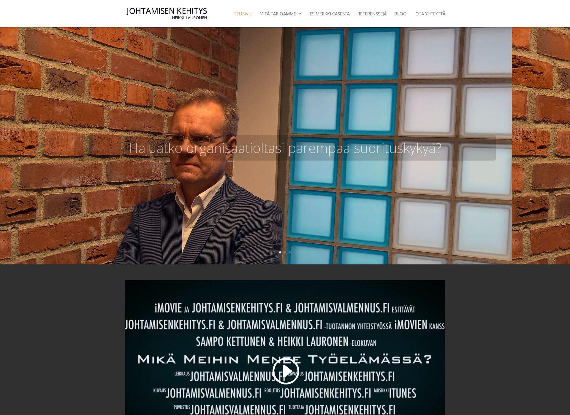 Screenshot for johtamisenkehitys.fi