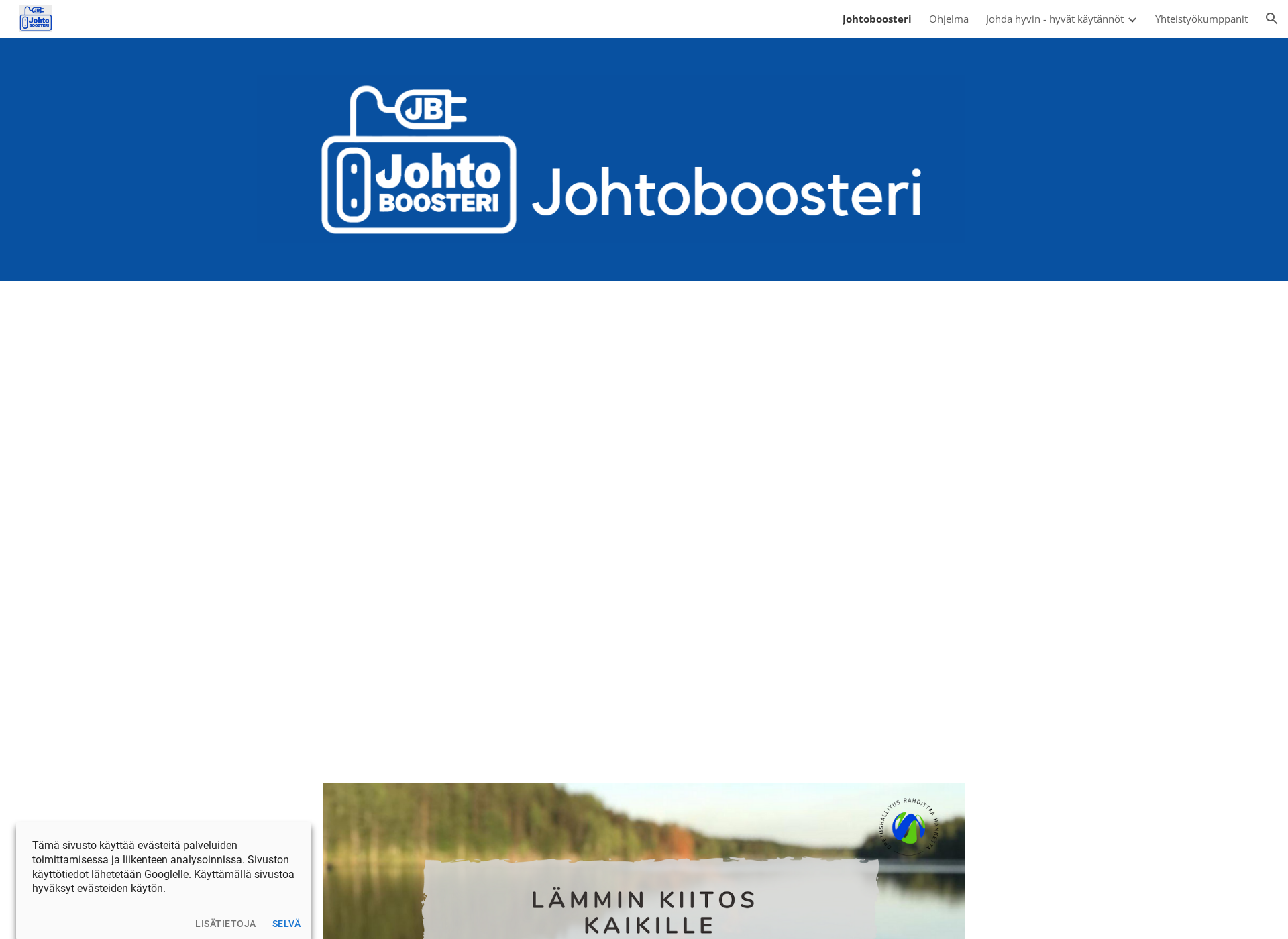 Screenshot for johtoboosteri.fi