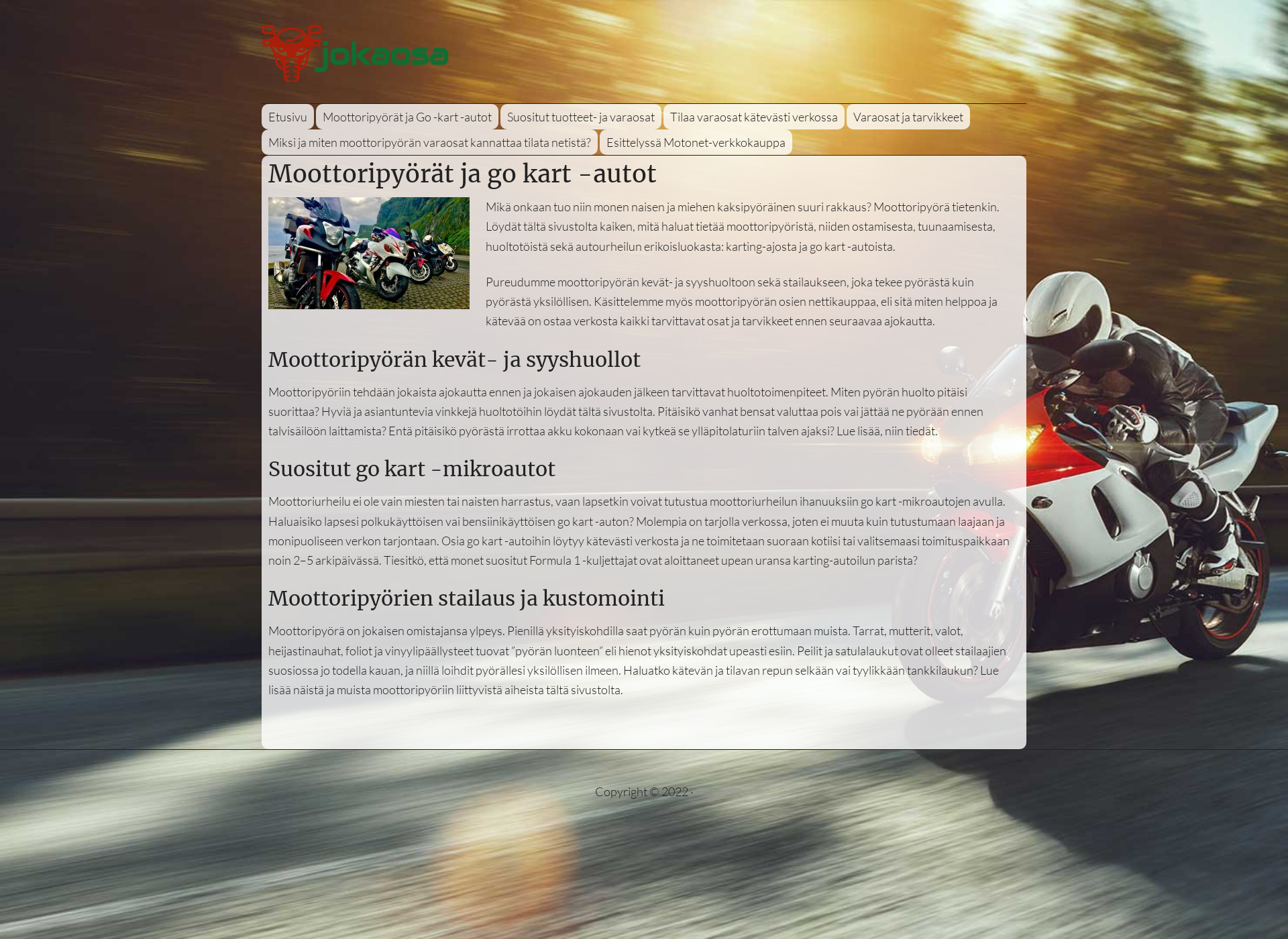 Screenshot for jokaosa.fi