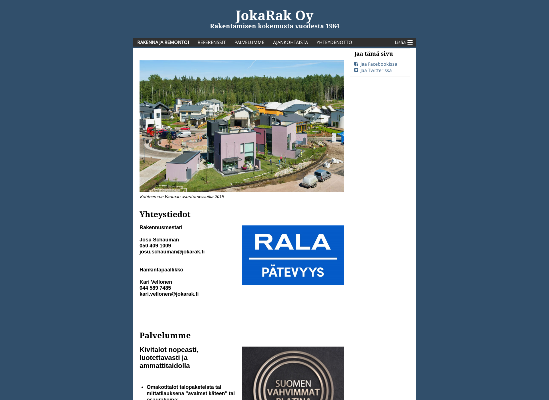Screenshot for jokarak.fi