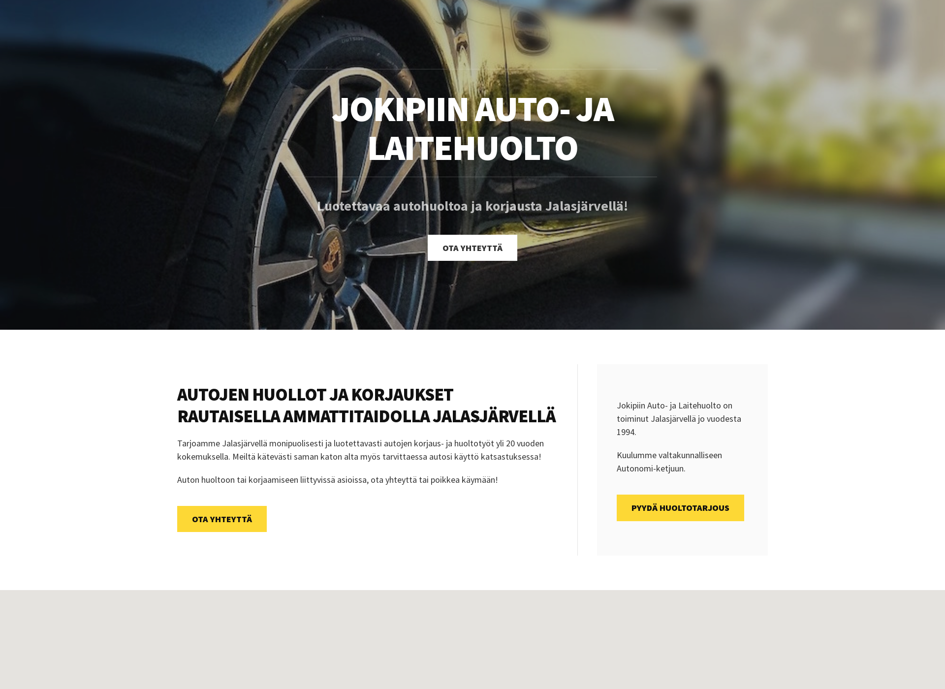 Skärmdump för jokipiinautojalaitehuolto.fi
