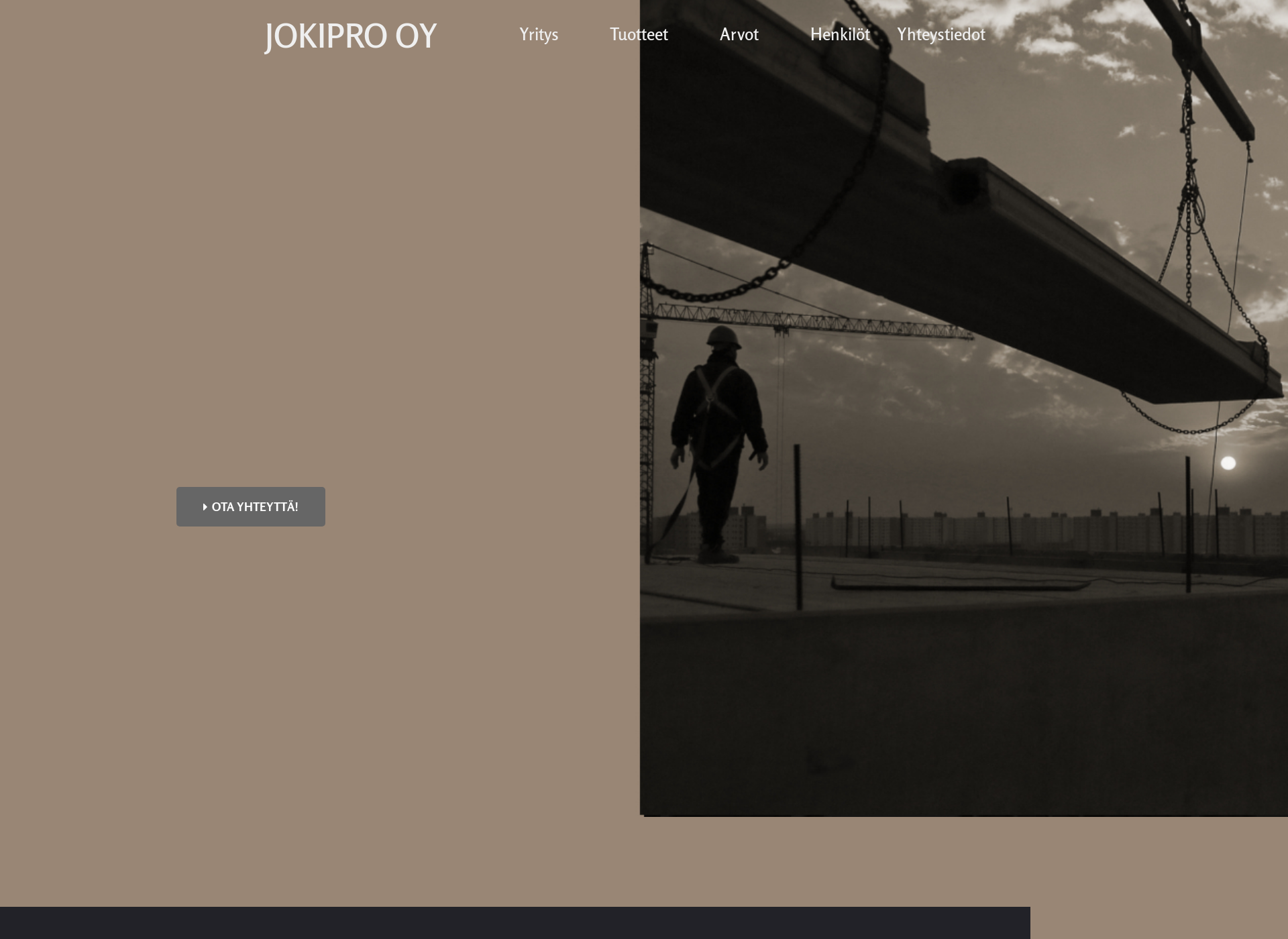Skärmdump för jokipro.fi