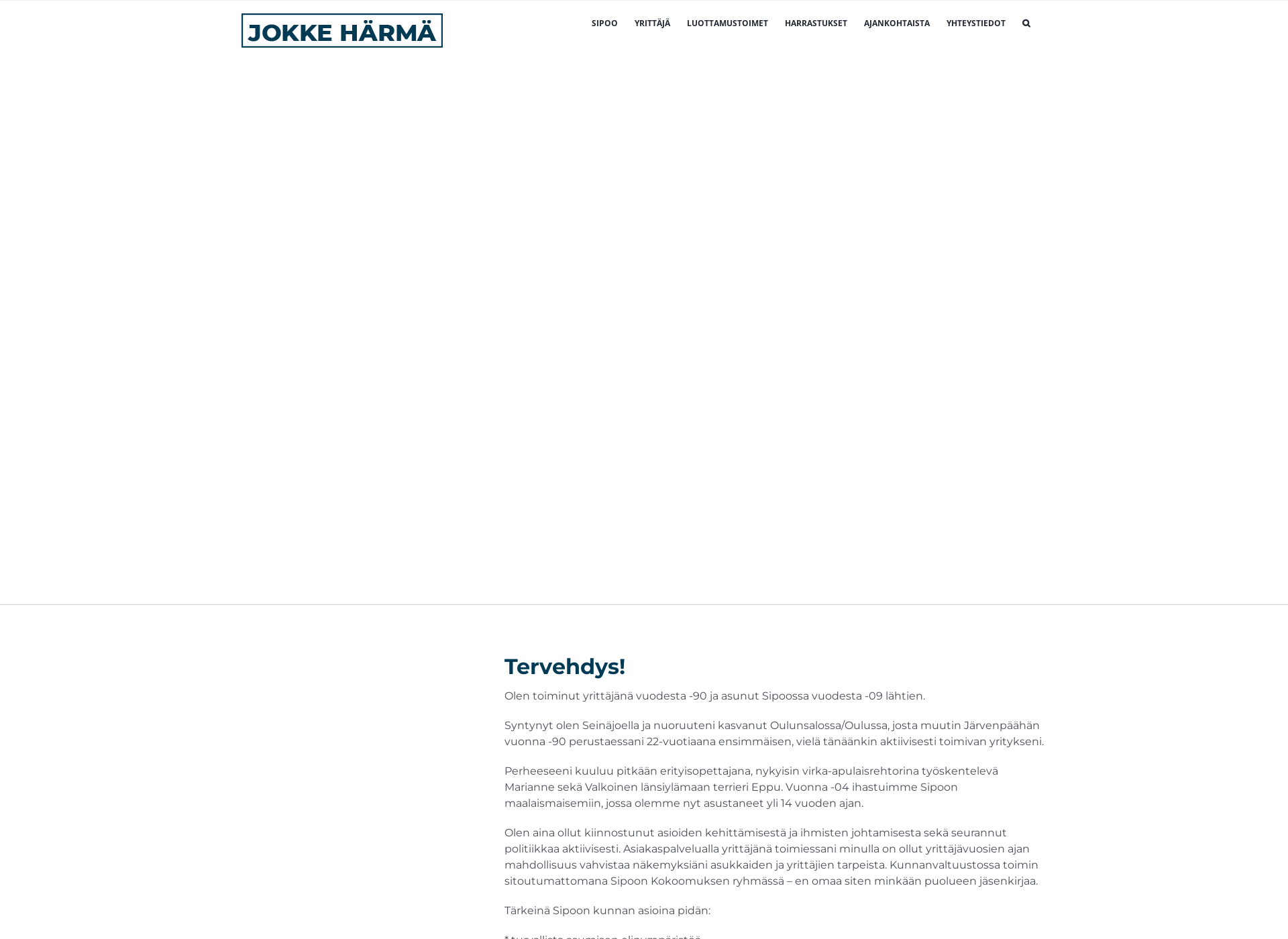 Screenshot for jokkeharma.fi