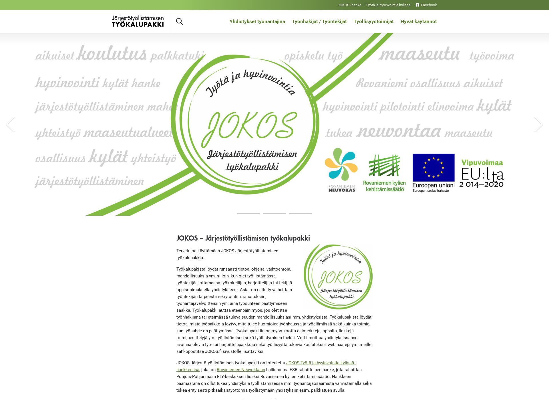 Screenshot for jokos.fi