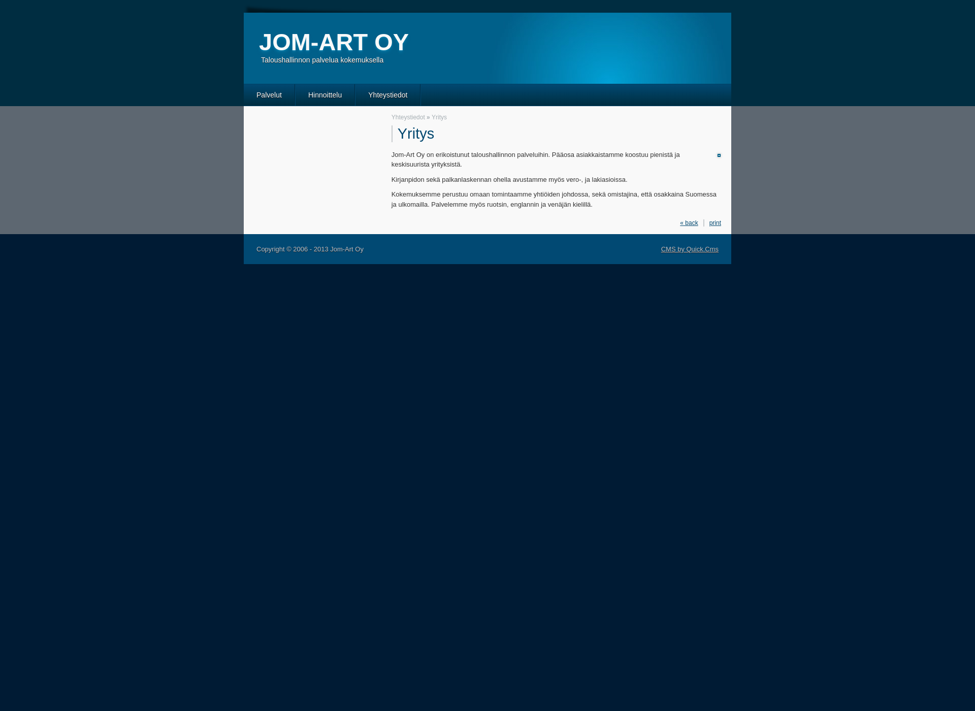 Screenshot for jom-art.fi