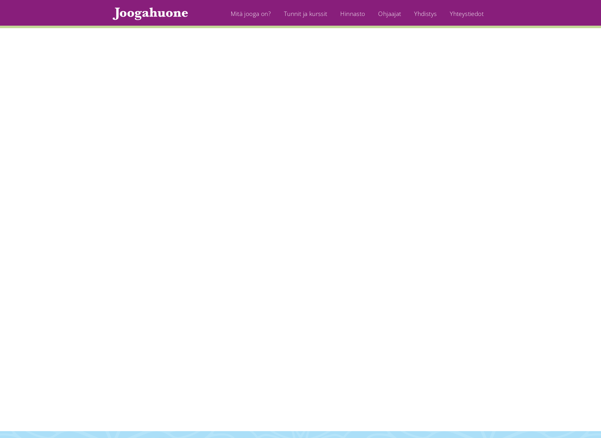 Screenshot for joogahuone.fi