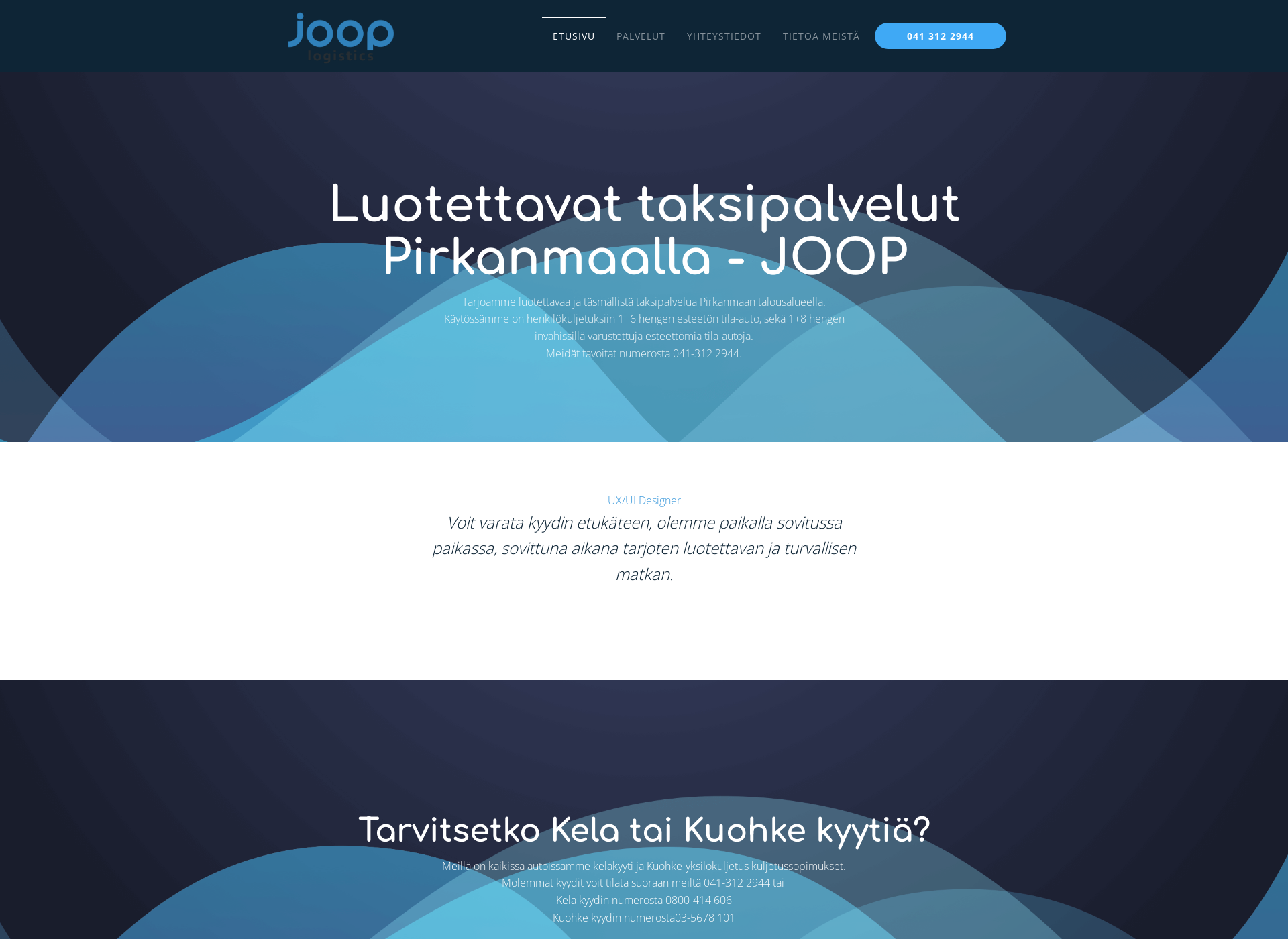 Screenshot for jooplog.fi