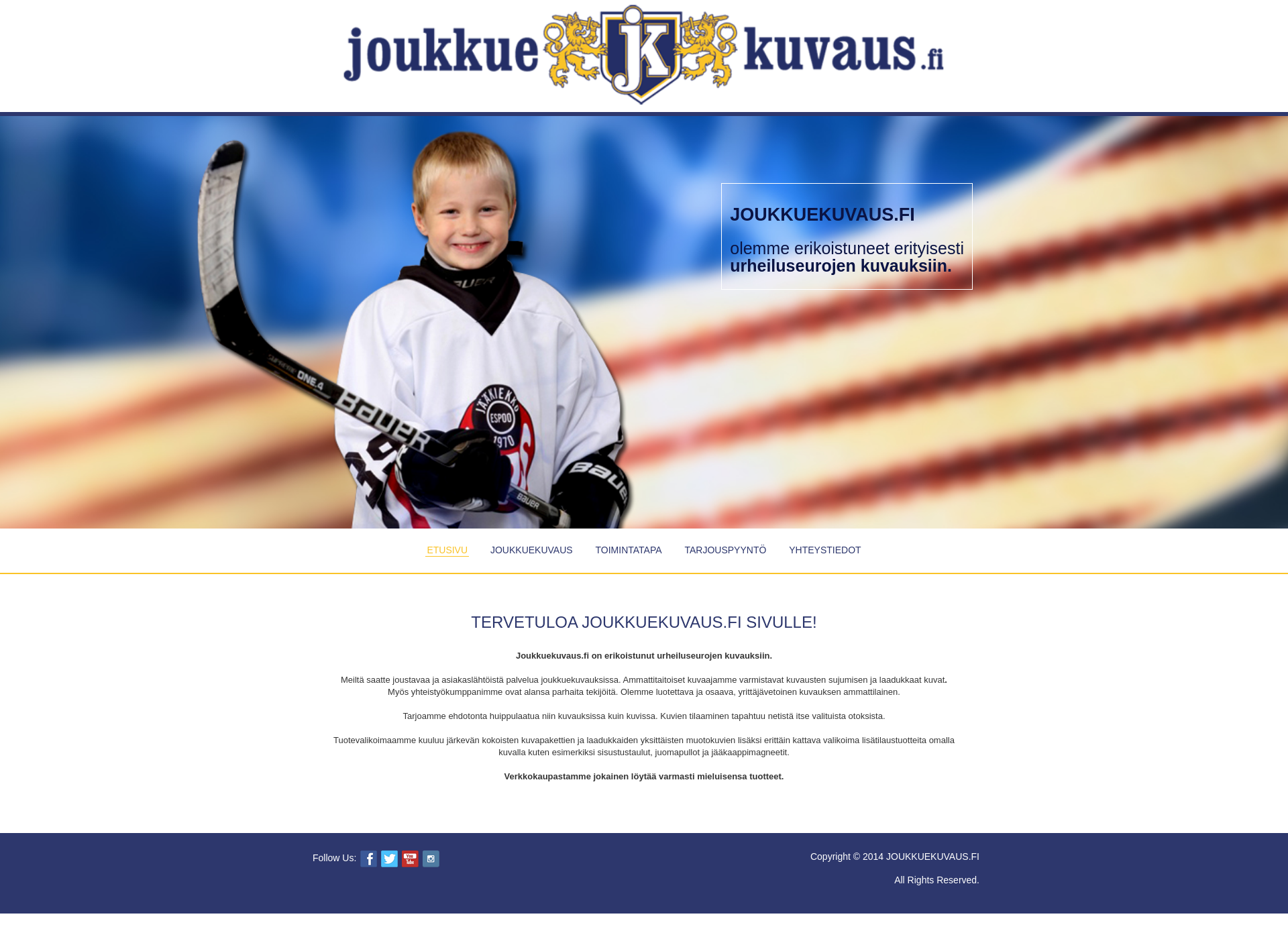Screenshot for joukkuekuvaus.fi