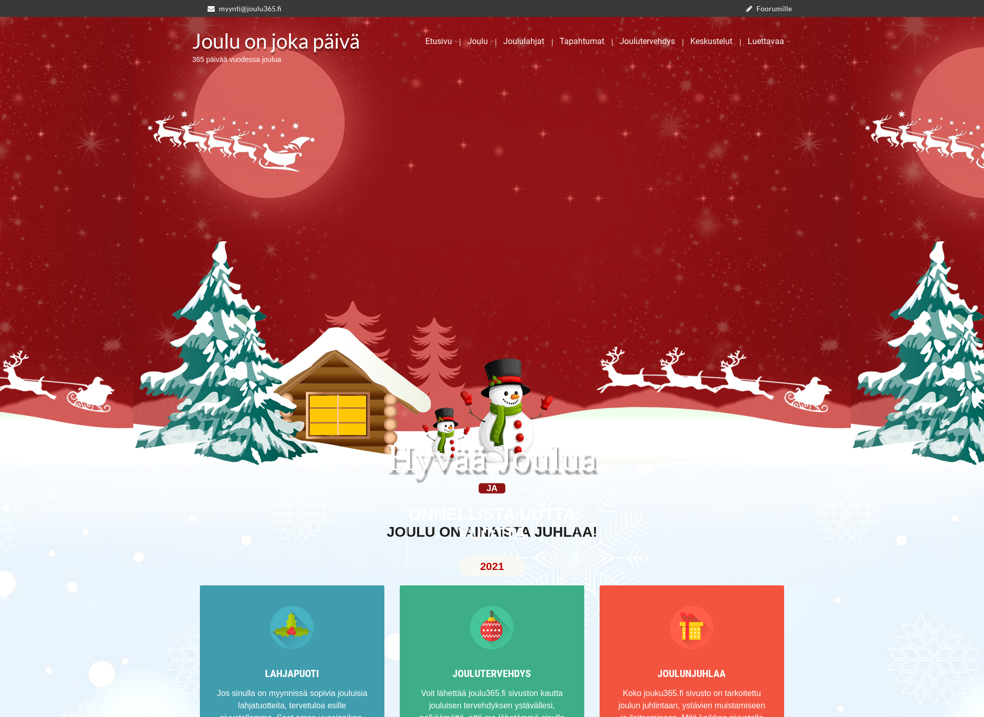 Screenshot for joulu365.fi
