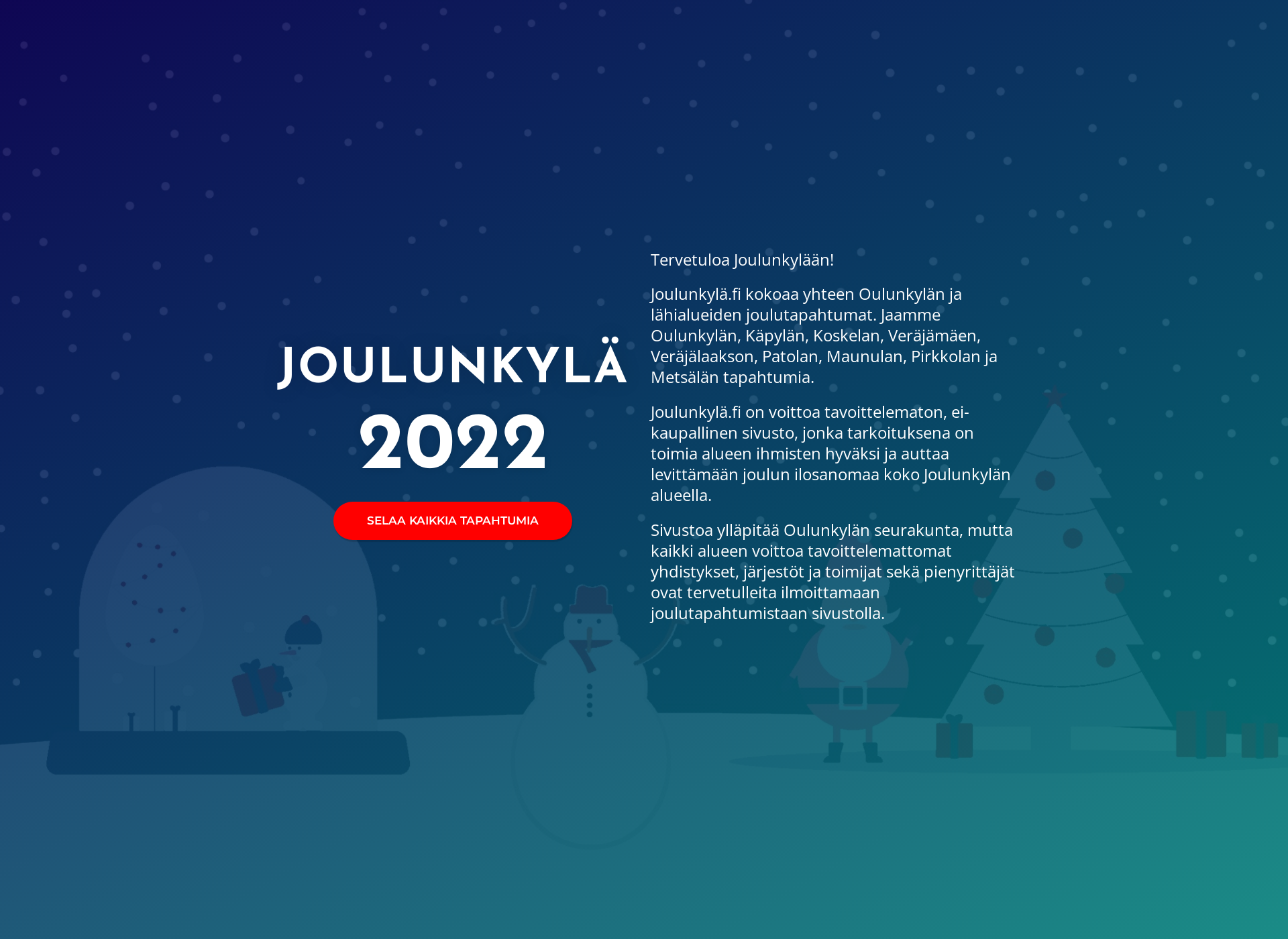Skärmdump för joulunkyla.fi