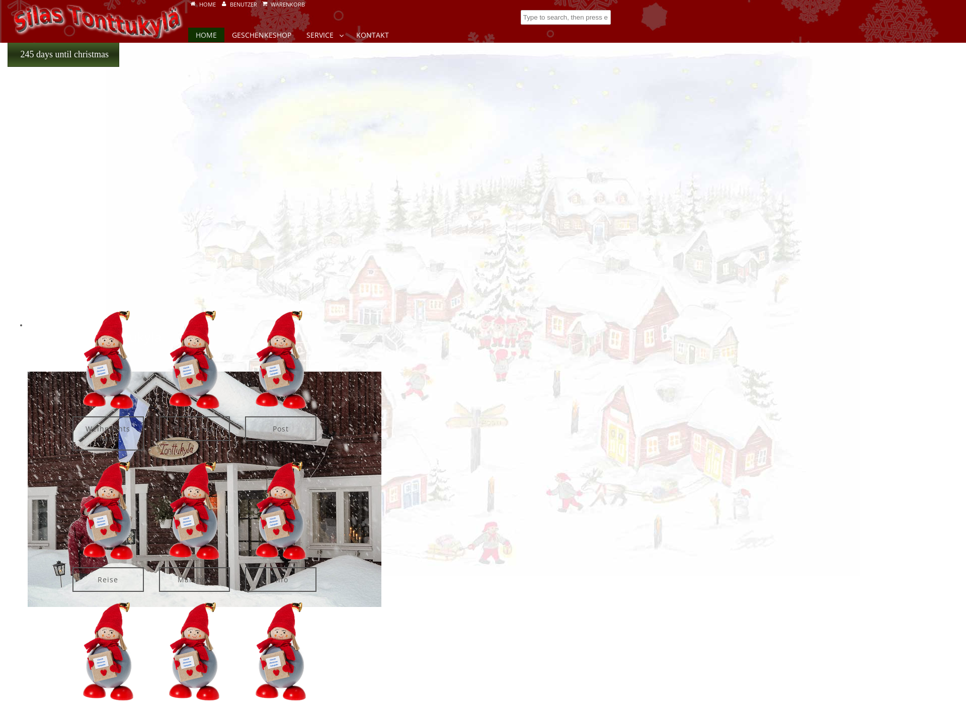 Screenshot for joulupukin-tonttukyla.fi