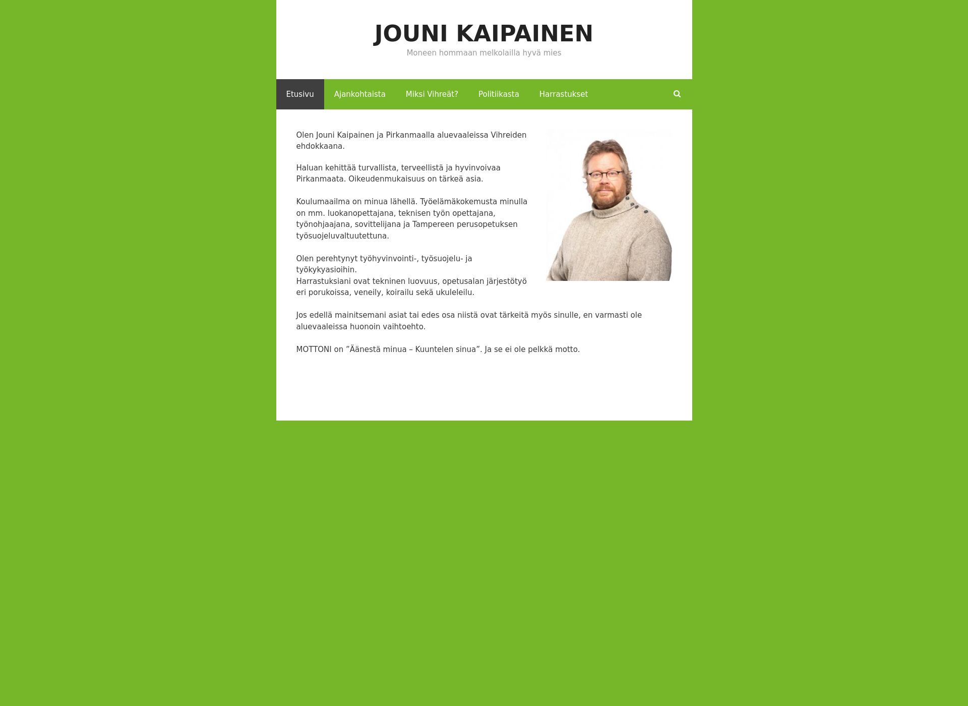 Screenshot for jounikaipainen.fi