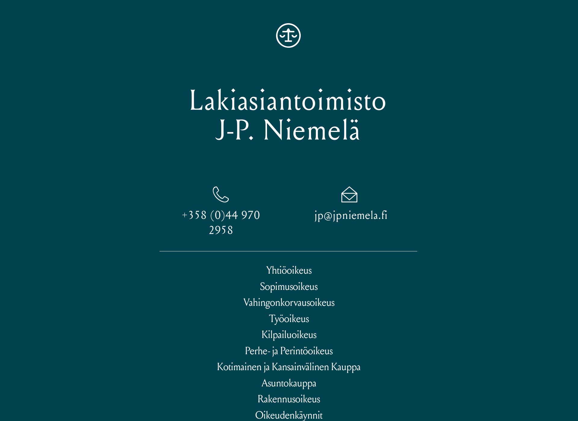 Skärmdump för jpniemela.fi