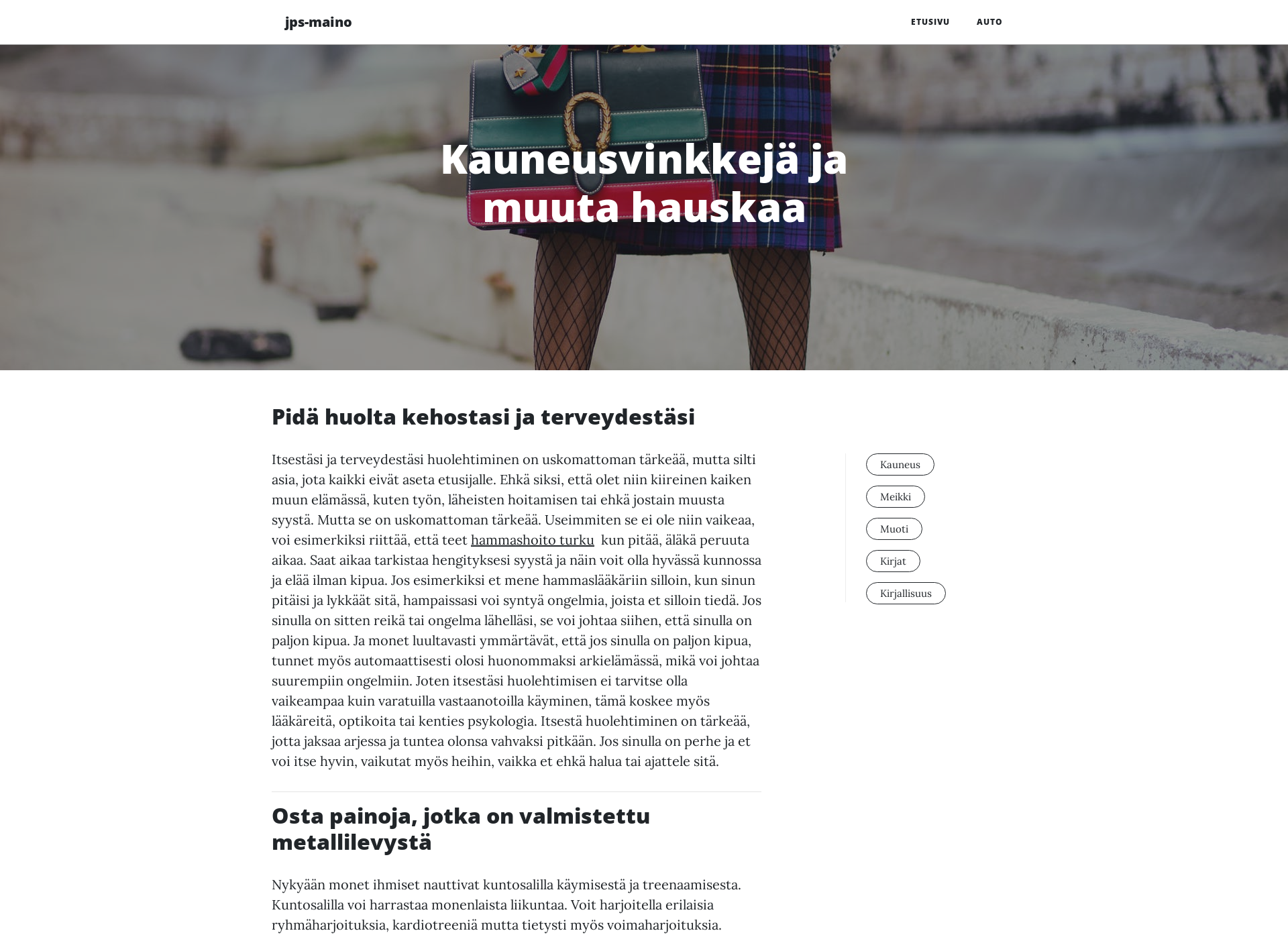 Screenshot for jps-mainos.fi