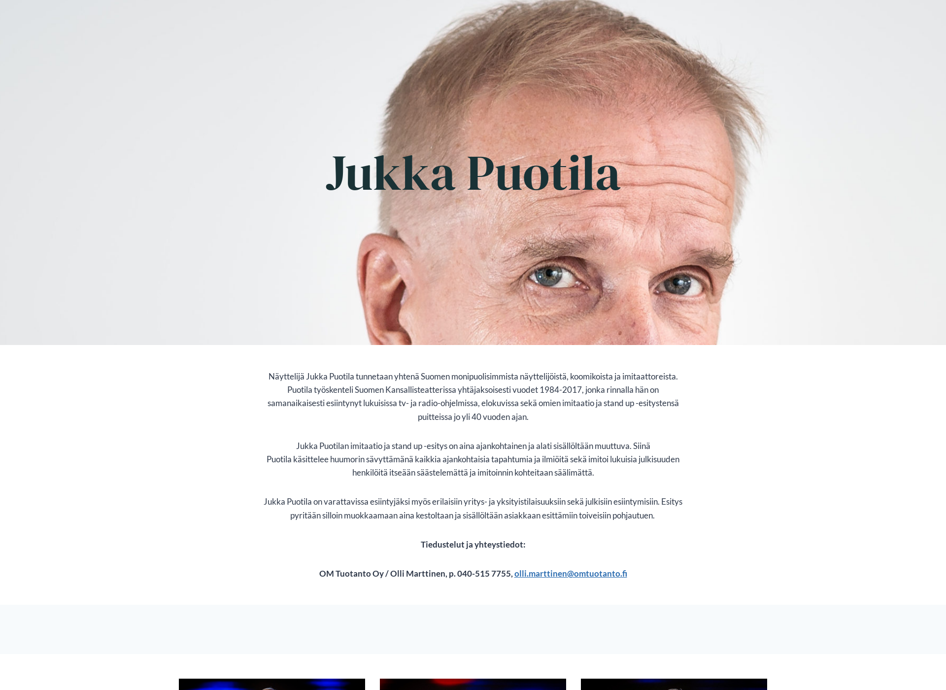 Skärmdump för jpuotila.fi