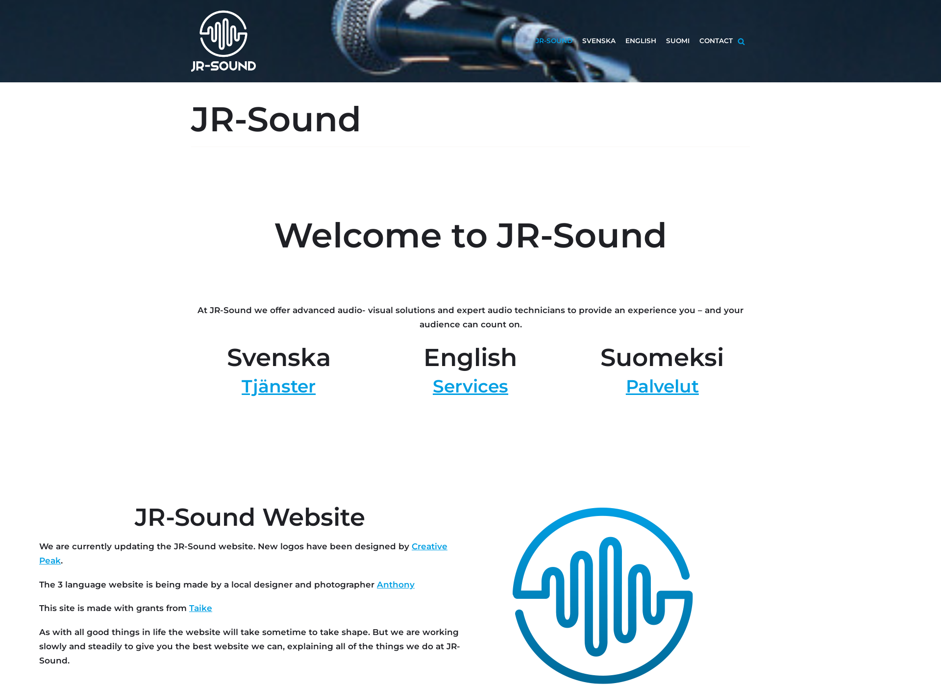 Näyttökuva jrsound.fi