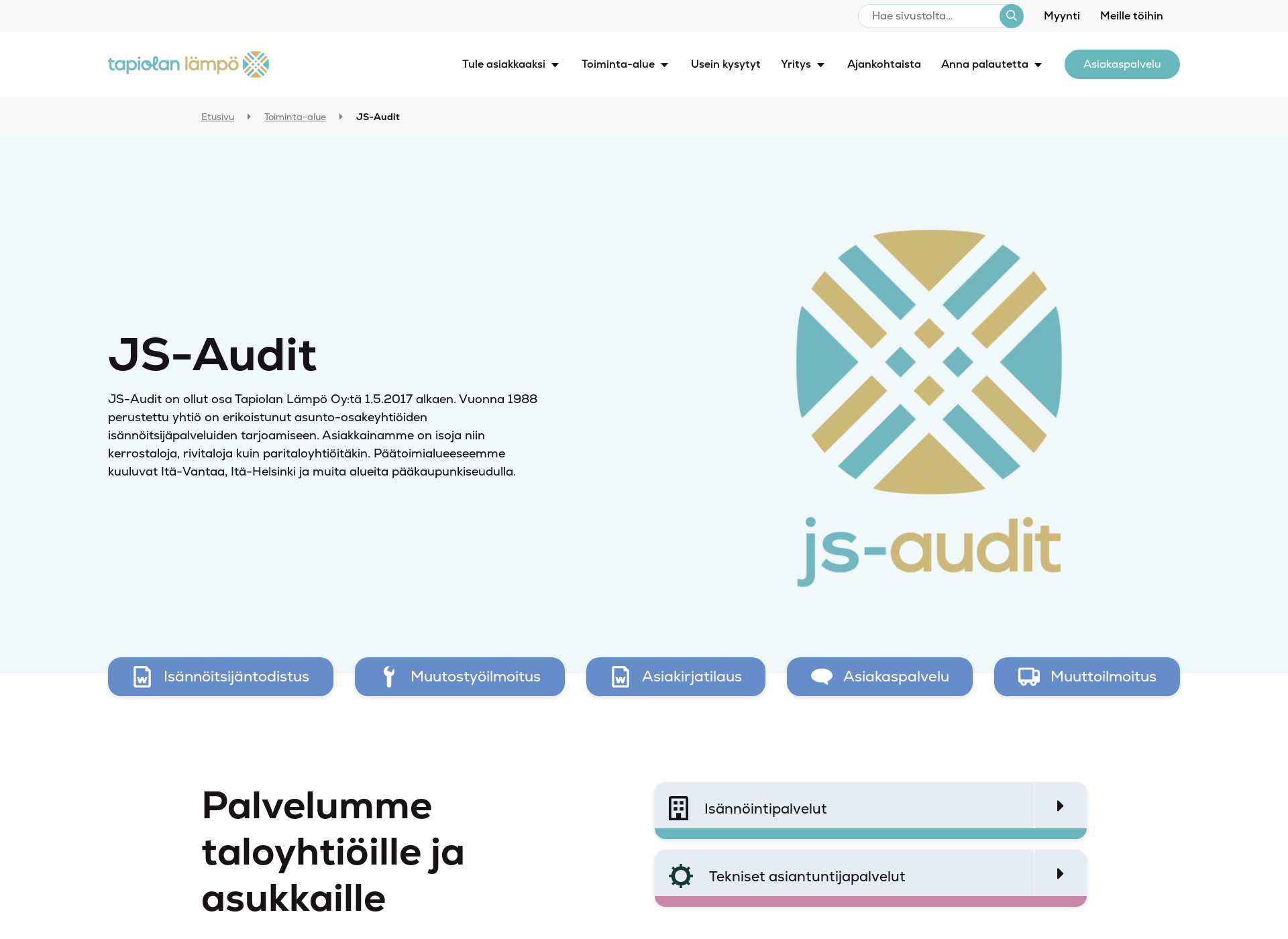 Näyttökuva js-audit.fi