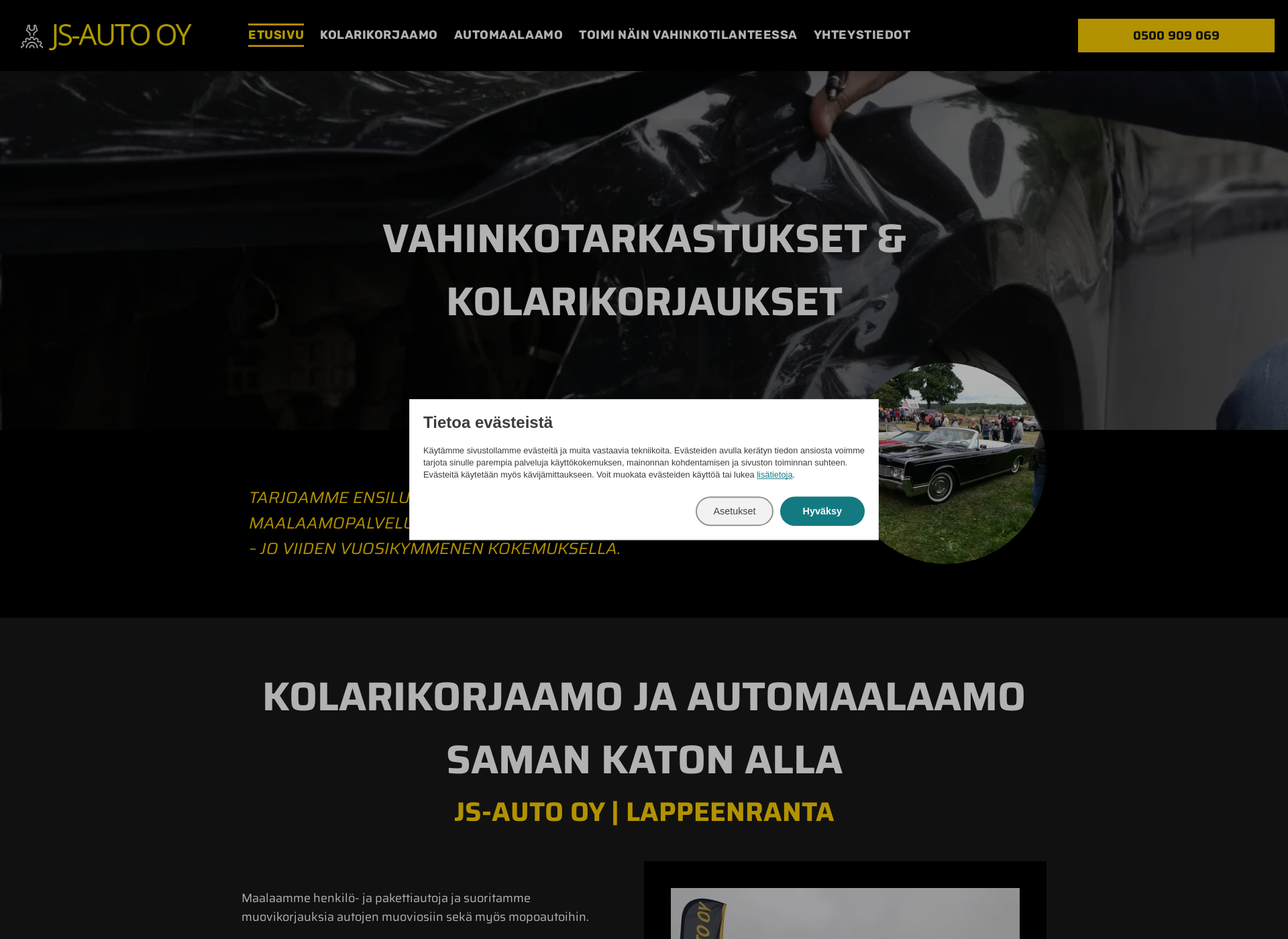 Screenshot for js-auto.fi