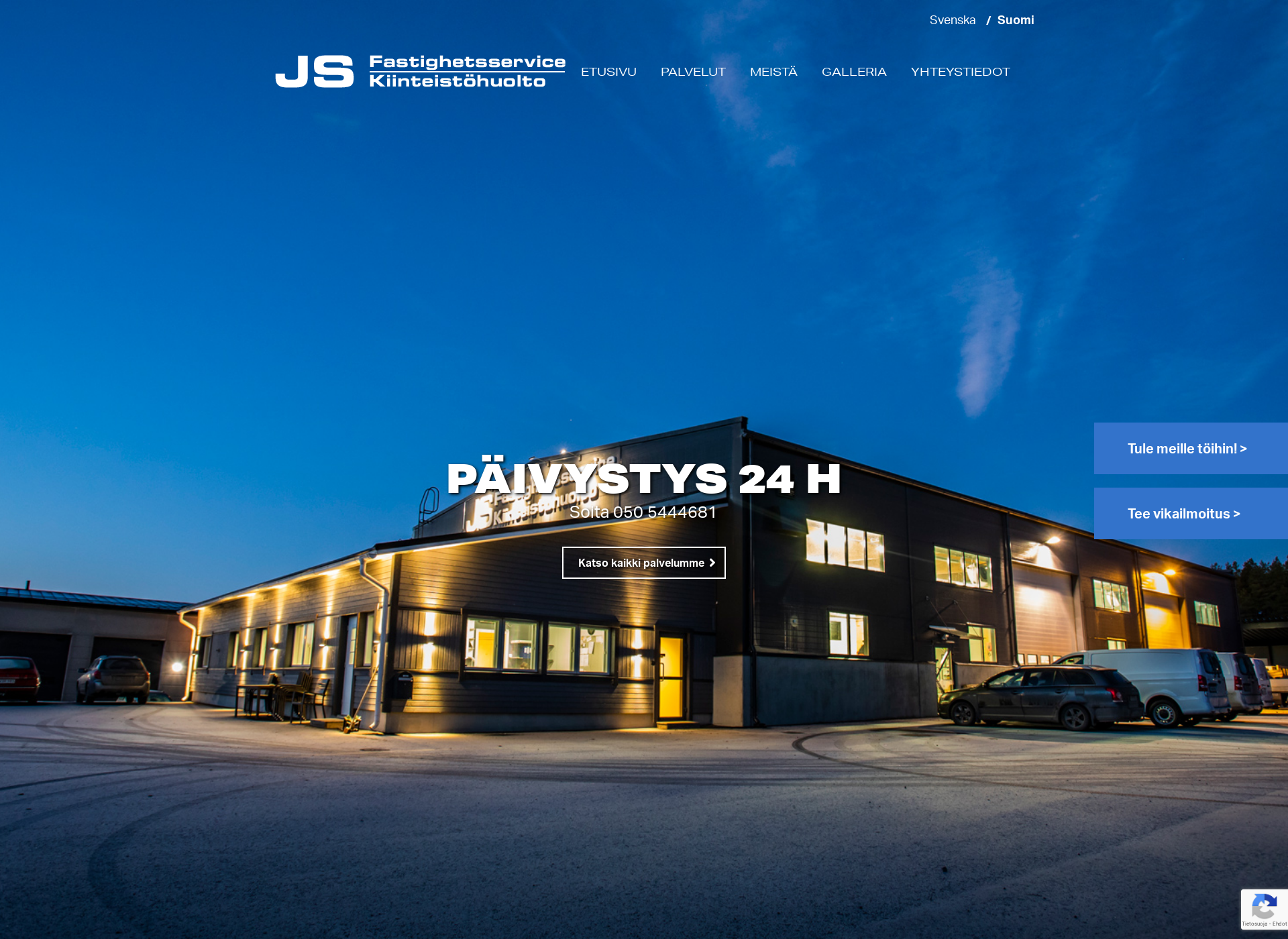Screenshot for js-fastighetsservice.fi