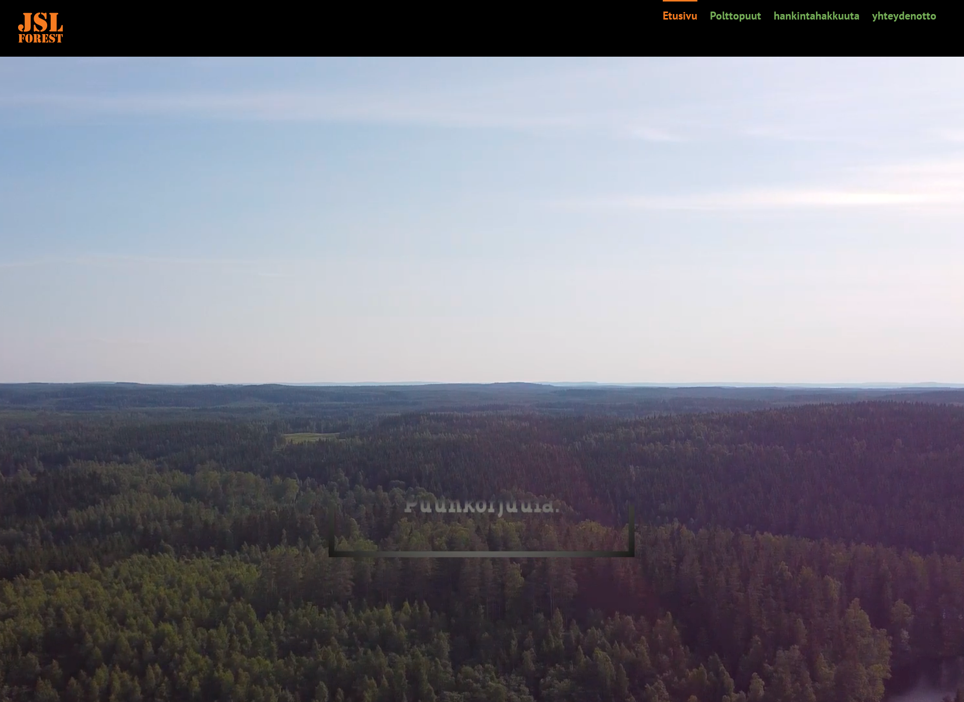 Skärmdump för jslforest.fi