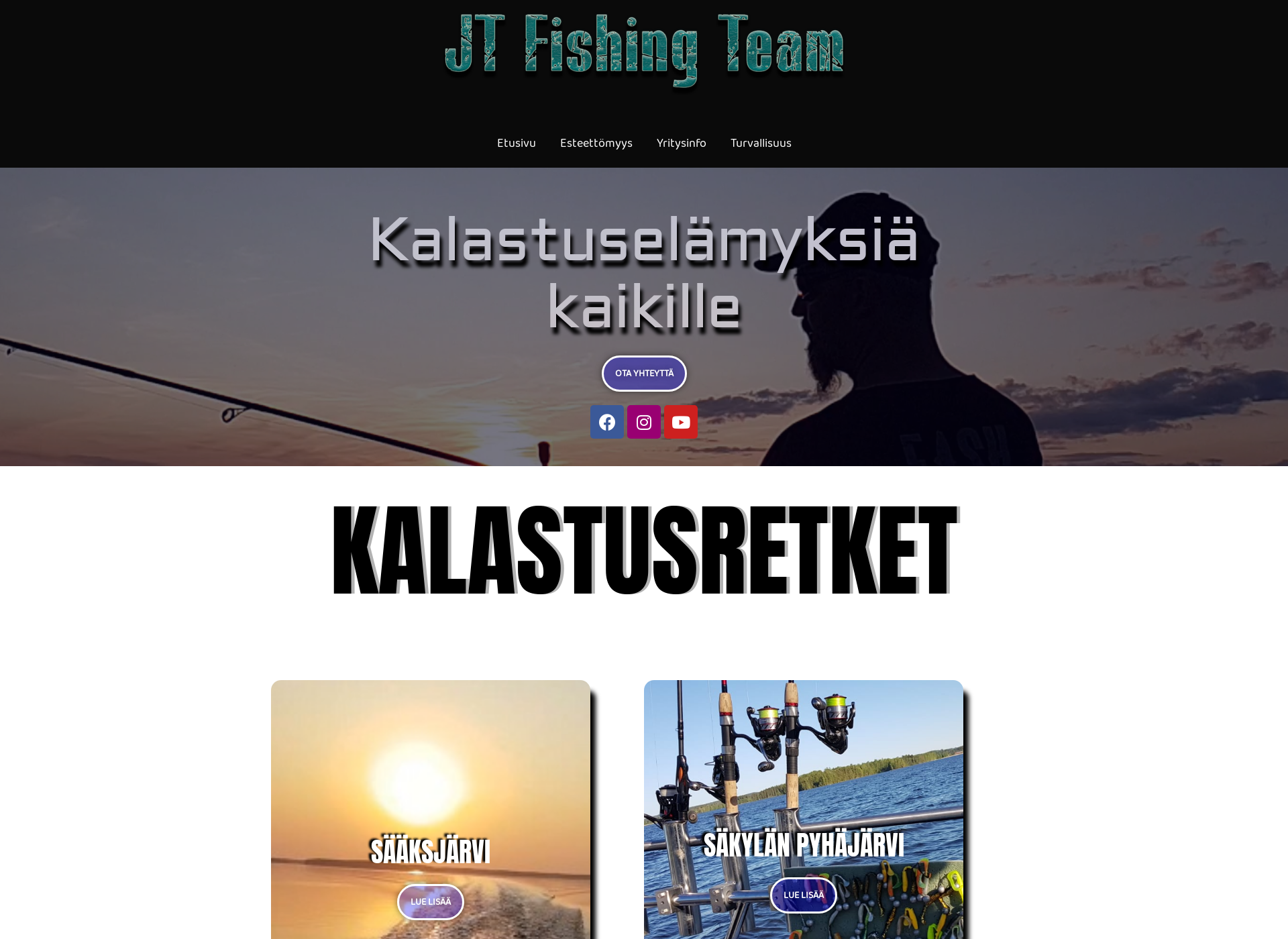 Screenshot for jtfishingteam.fi