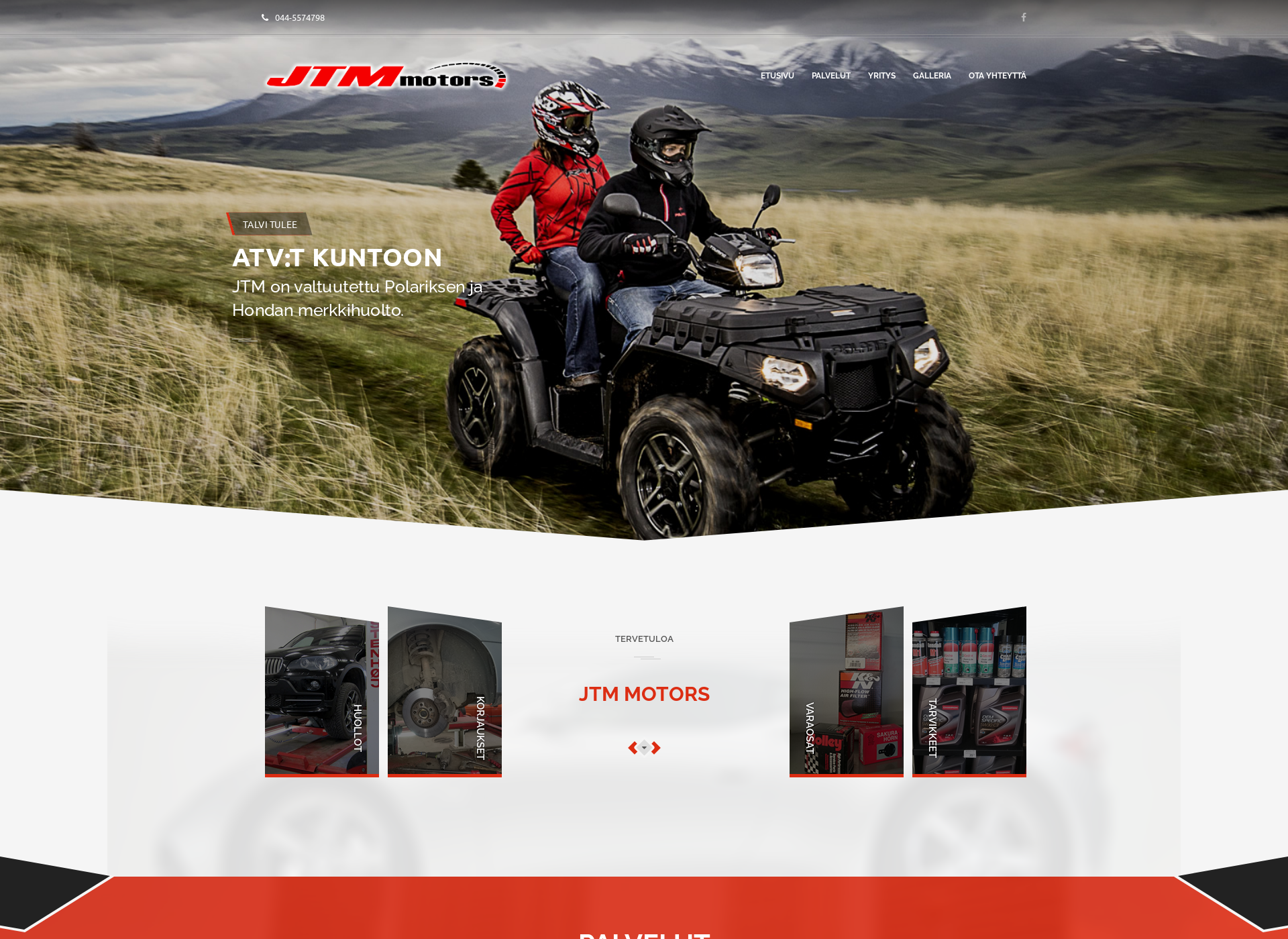 Screenshot for jtm-motors.fi