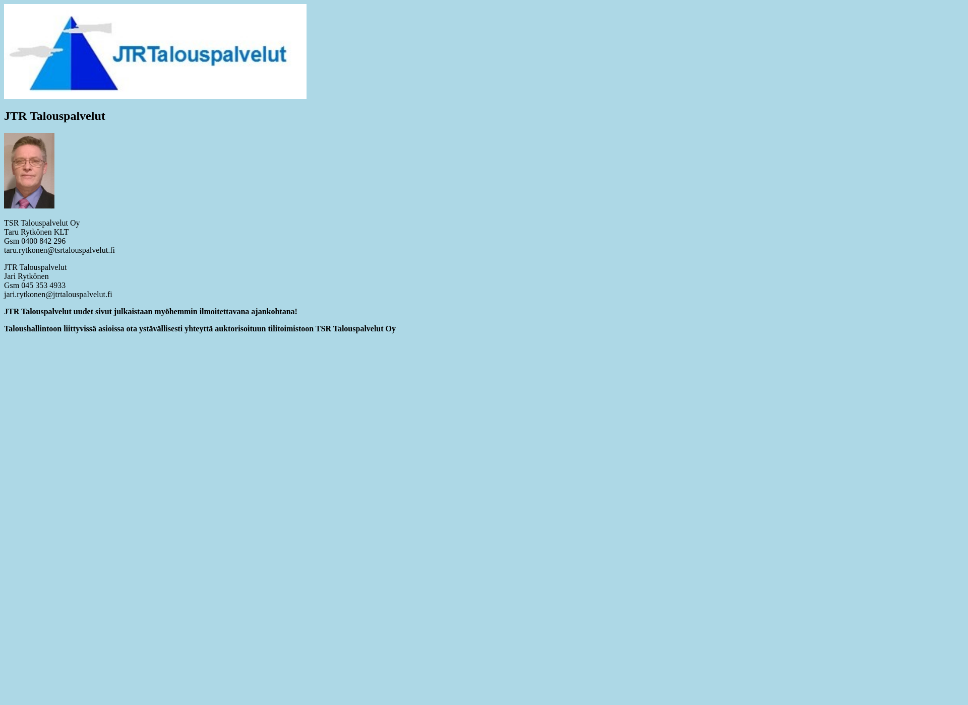 Screenshot for jtrtalouspalvelut.fi