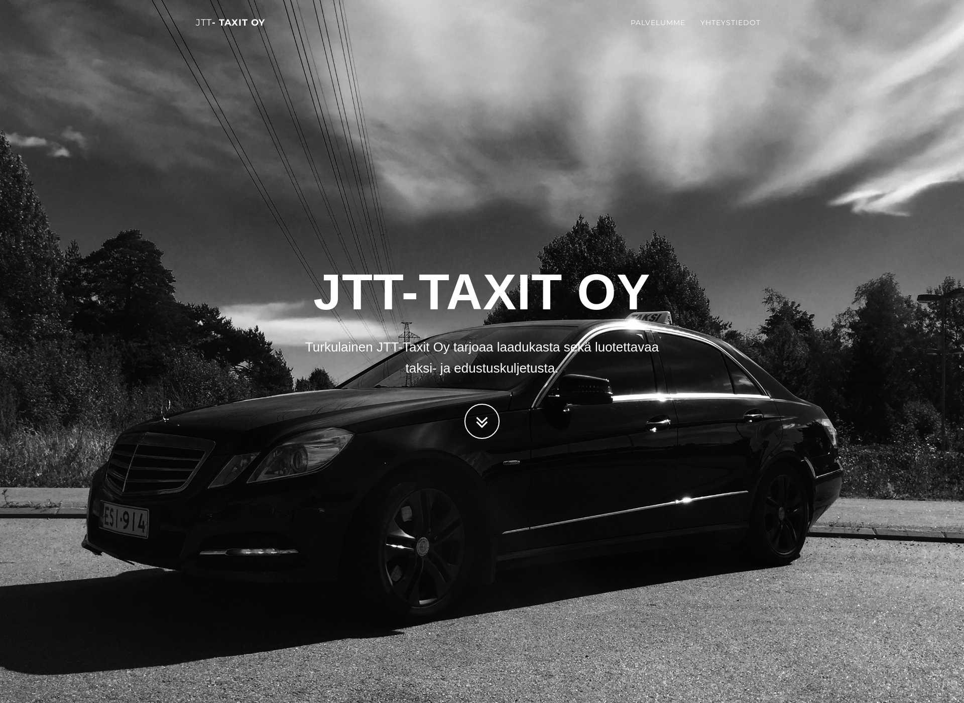 Skärmdump för jtt-taxit.fi