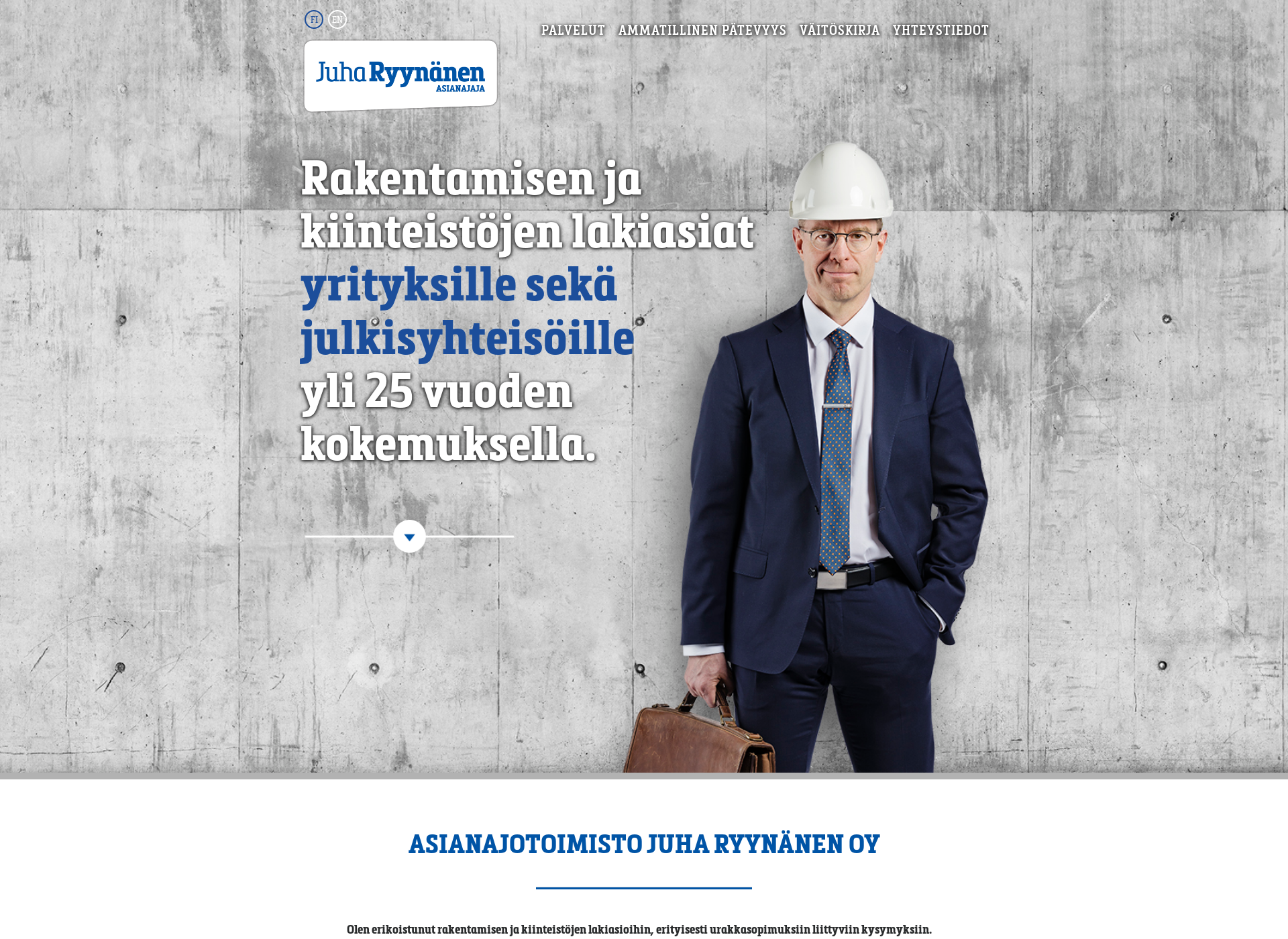 Screenshot for juharyynanen.fi