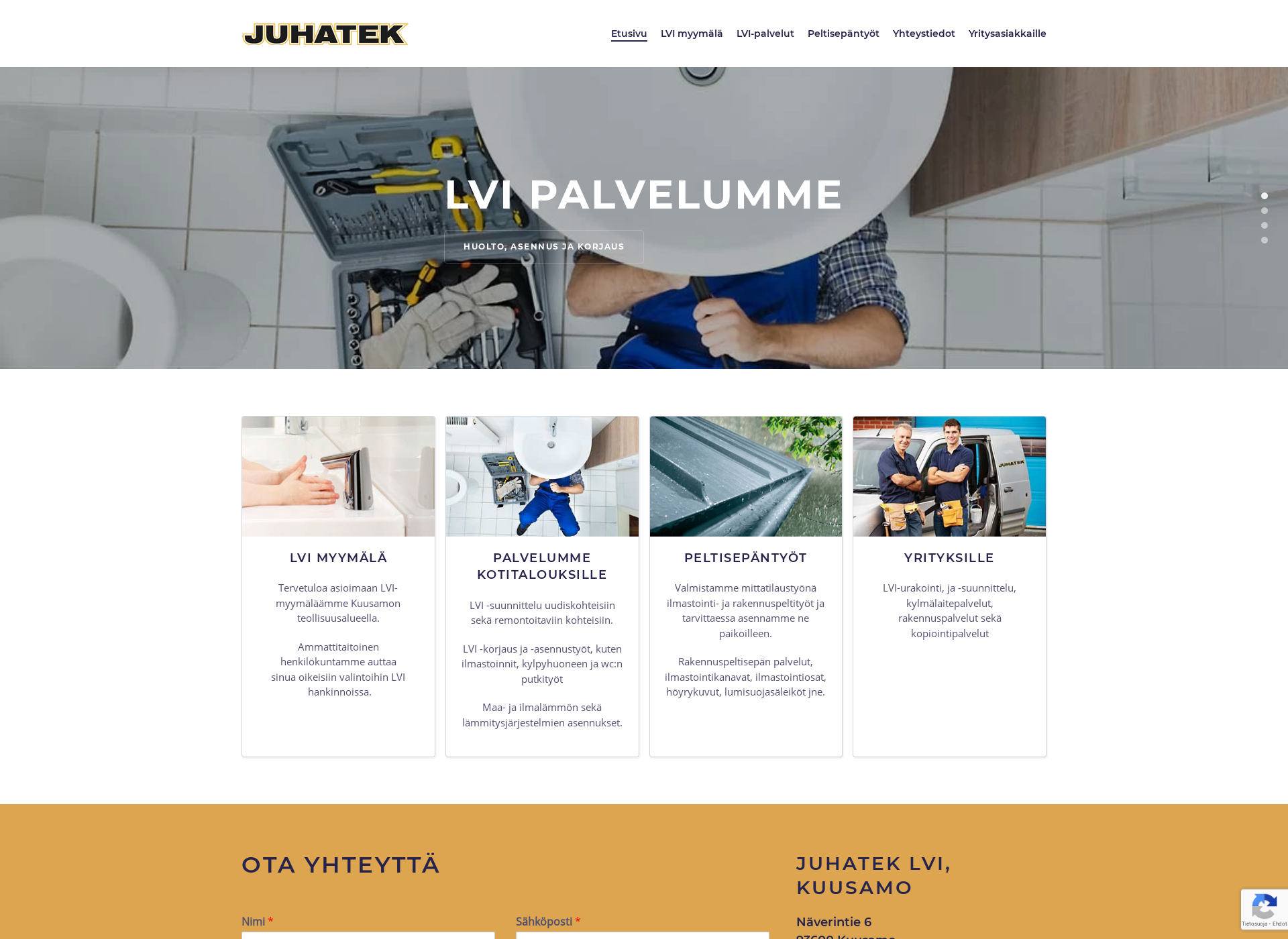 Screenshot for juhatek.fi