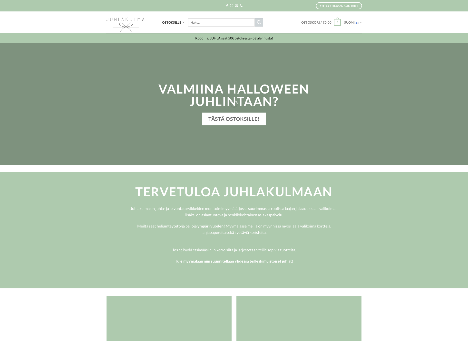 Screenshot for juhlakulma.fi