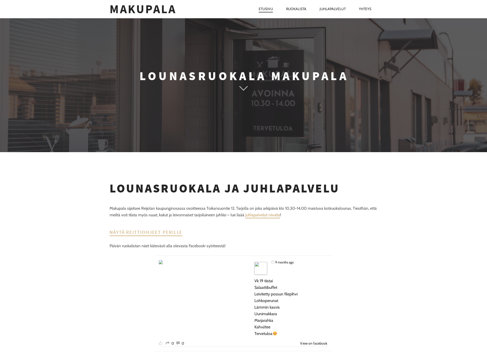Screenshot for juhlasaimaa.fi
