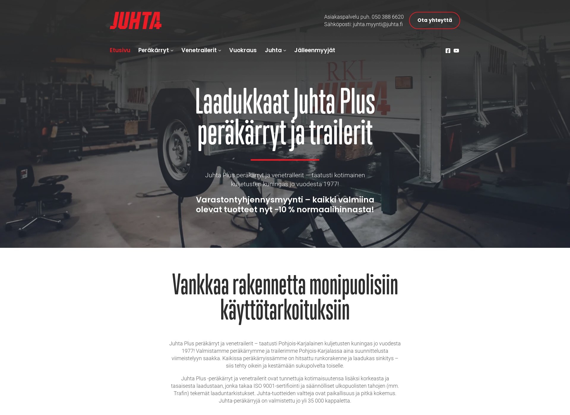 Screenshot for juhta.fi