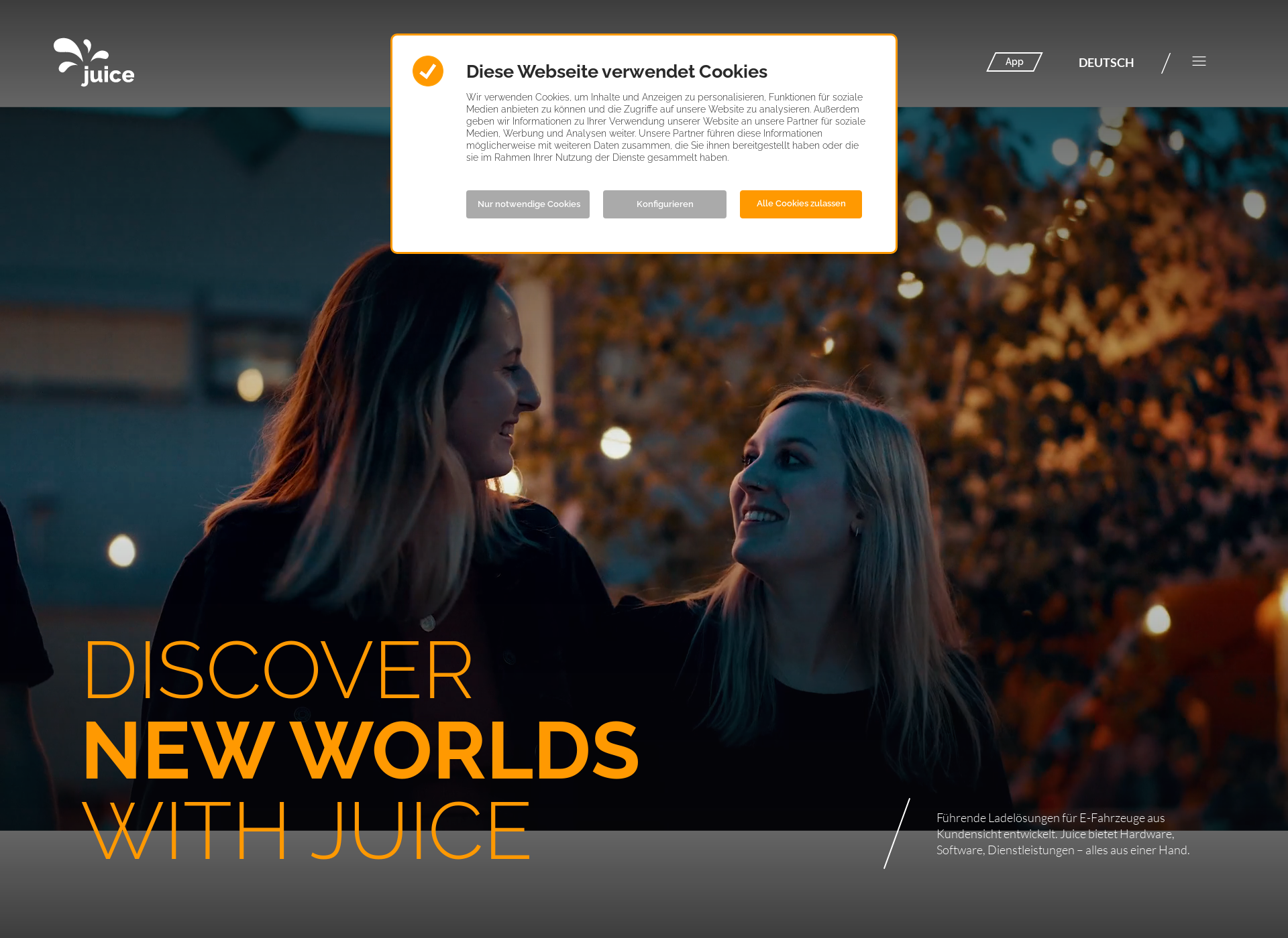 Skärmdump för juice-technology.fi